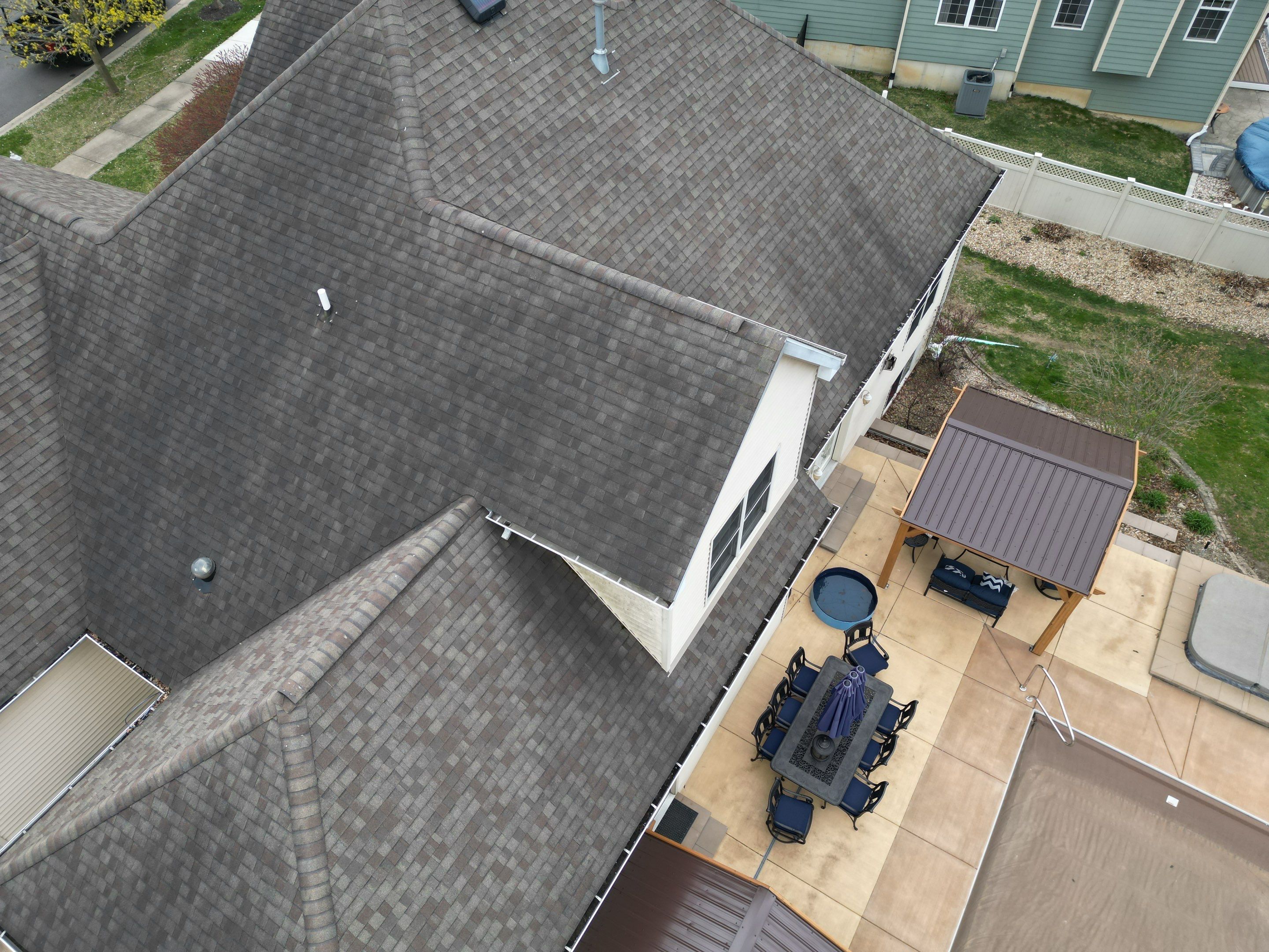 Roofing using GAF Weathered Wood by Optimal Home Improvement 