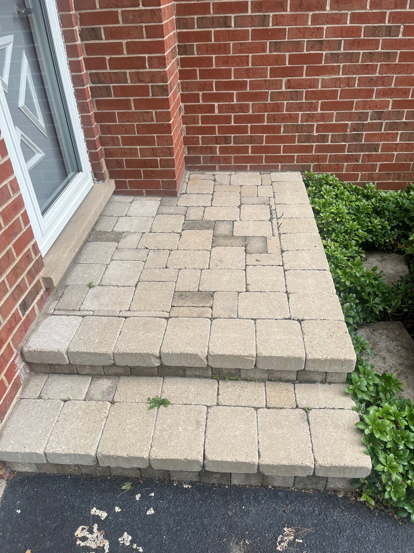 Brick paver clean, sand and seal.  using Surebond SB-1300 by Northern Power Washing LLC.
