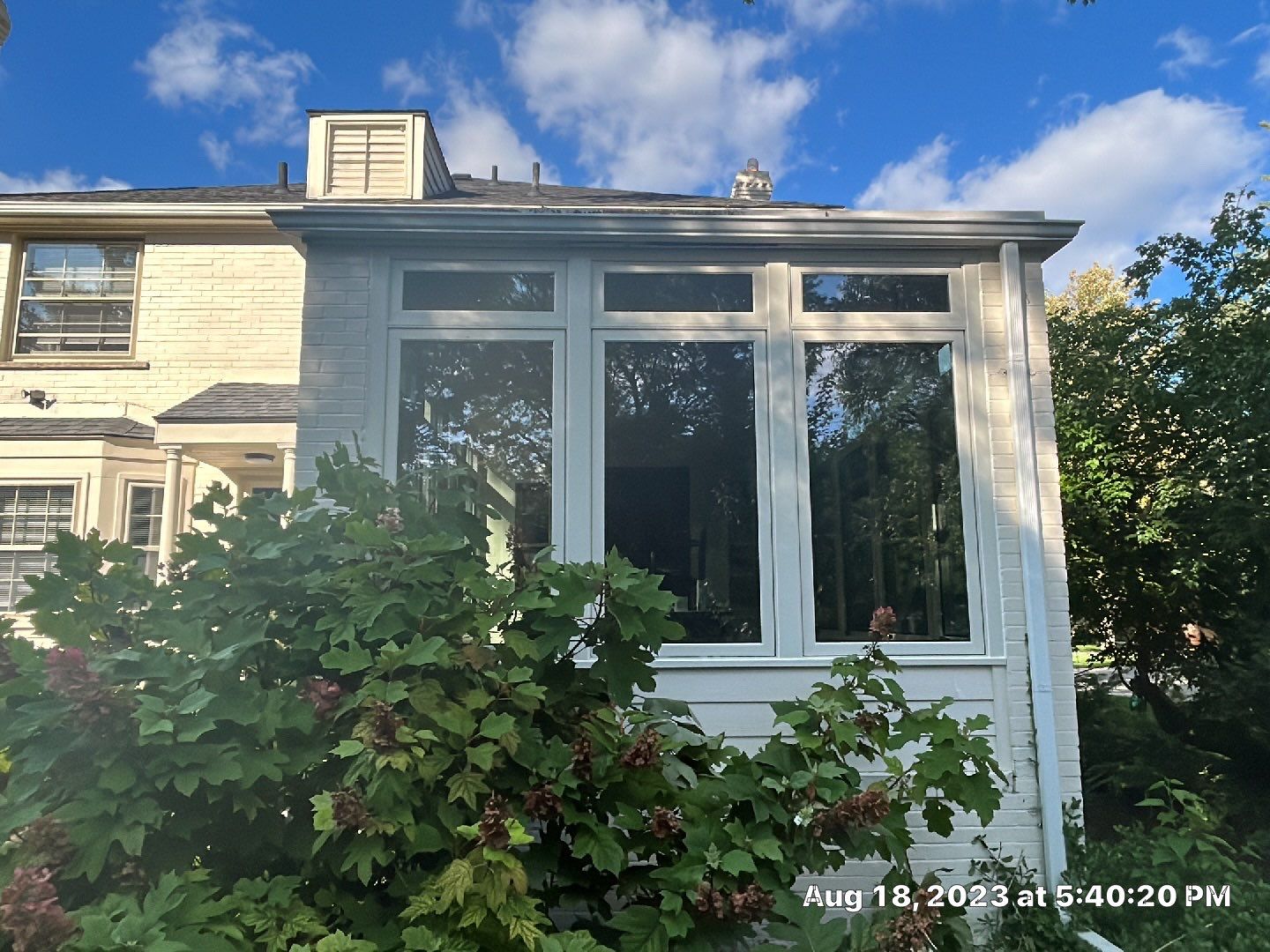 Window Installation using Andersen Windows E-Series with aluminum clad by Smart Roof