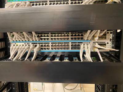 Structured cabling installation by CimaSolutions