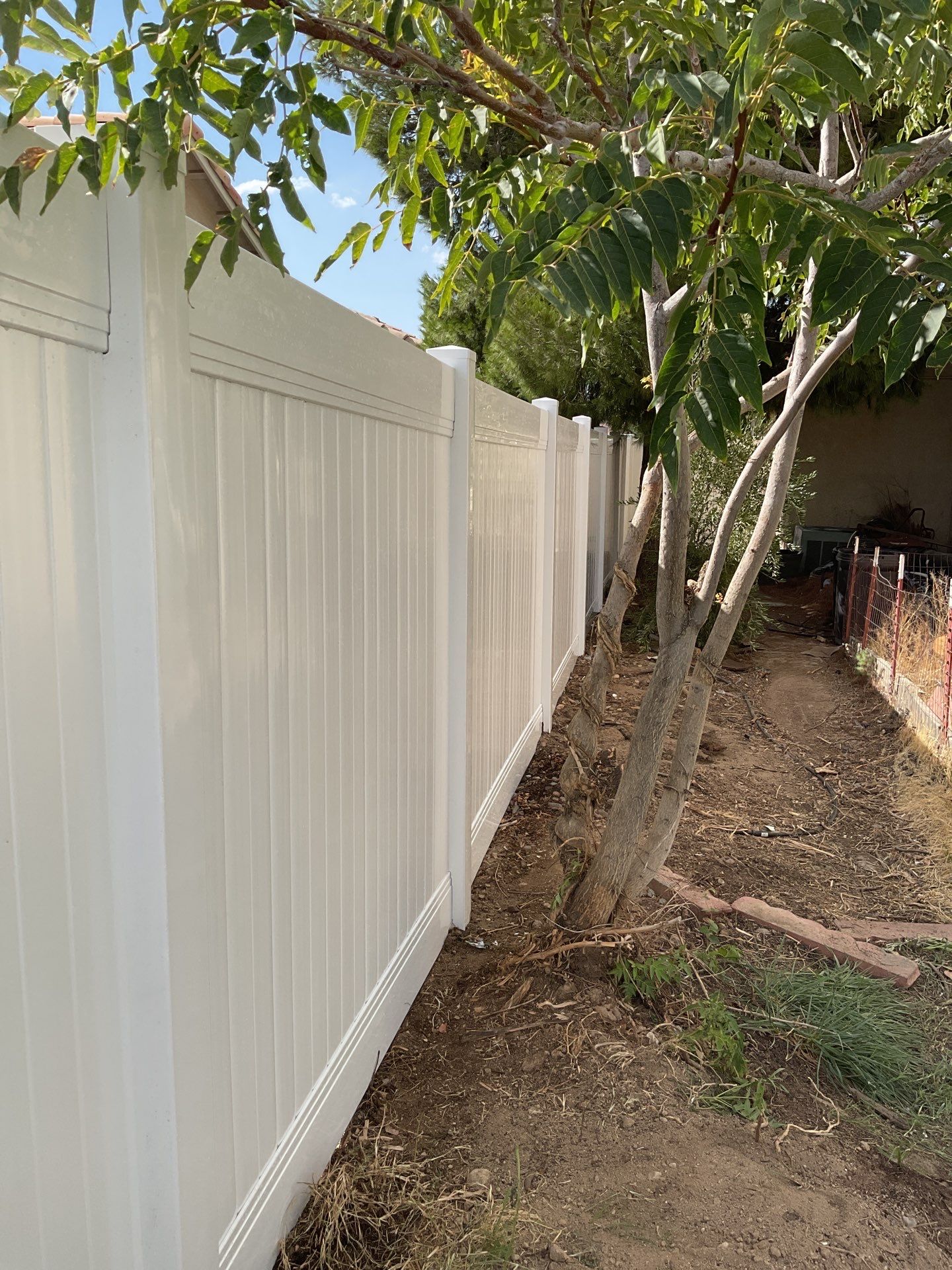 Fence Repair using Vinyl by Fence Guys Inc. 