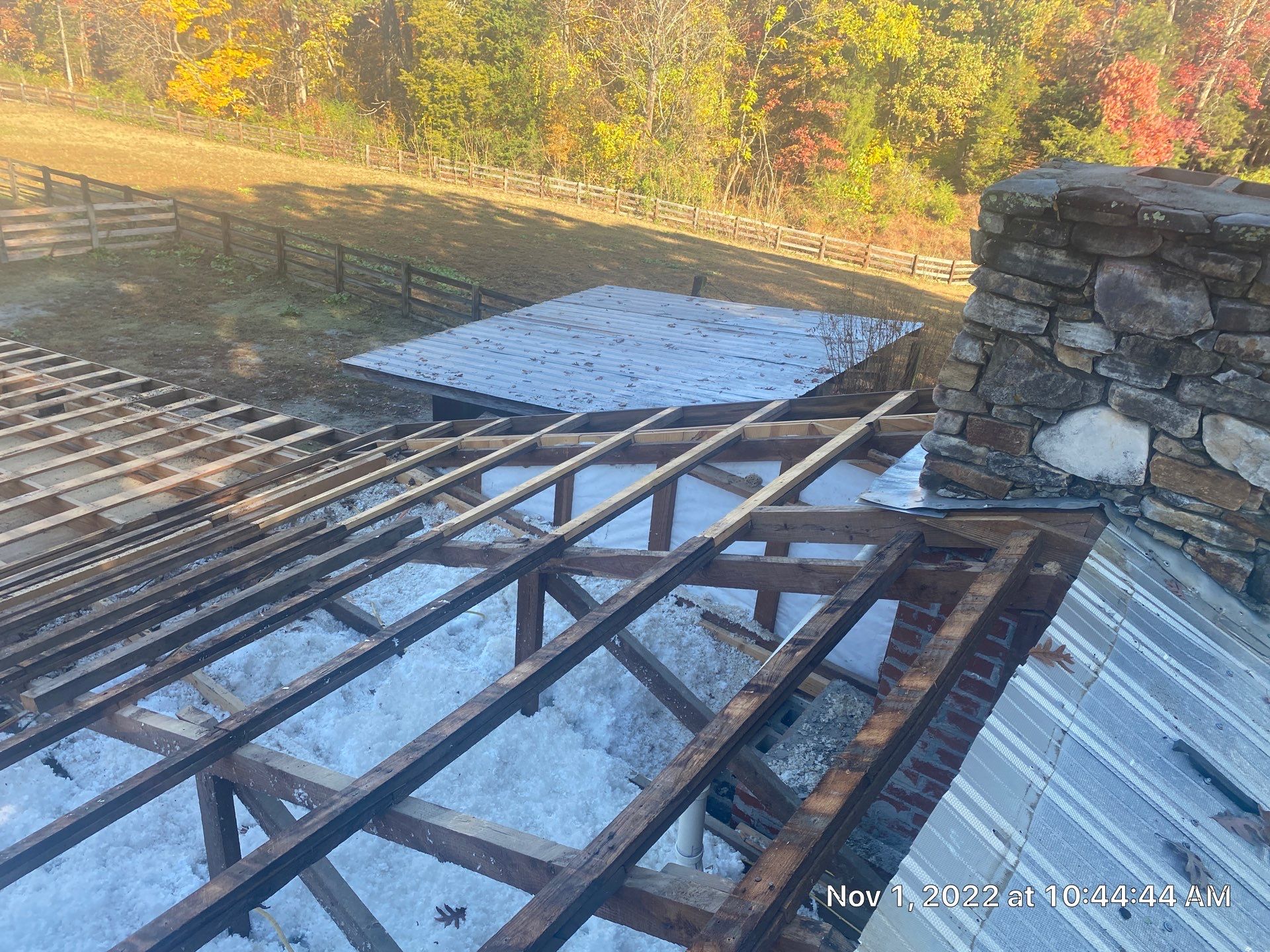Beautiful Standing Seam Metal Roof by Just In Time Roofing and Restoration