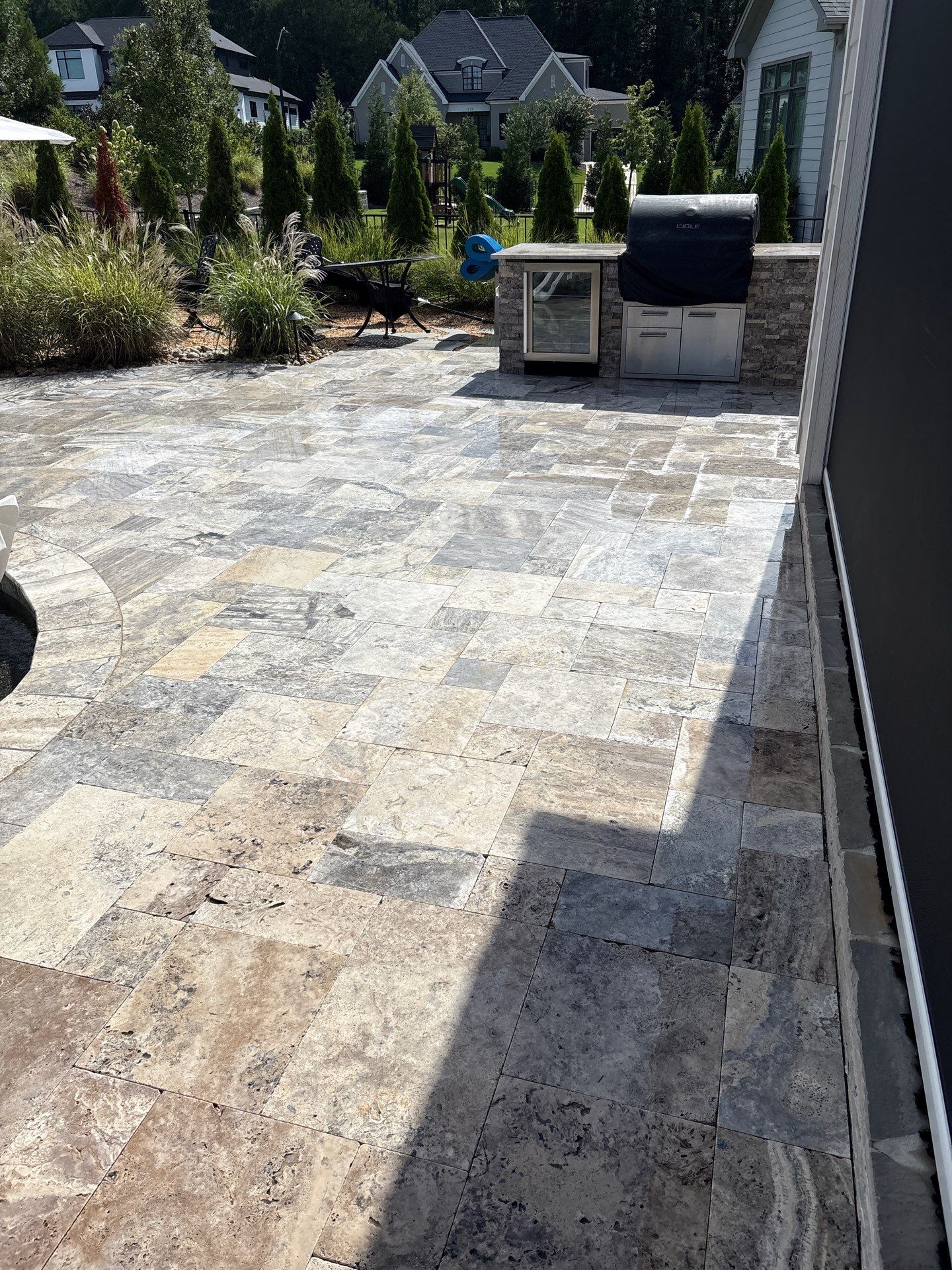 Pool Pavers using Concrete Sealant by DuraSeal