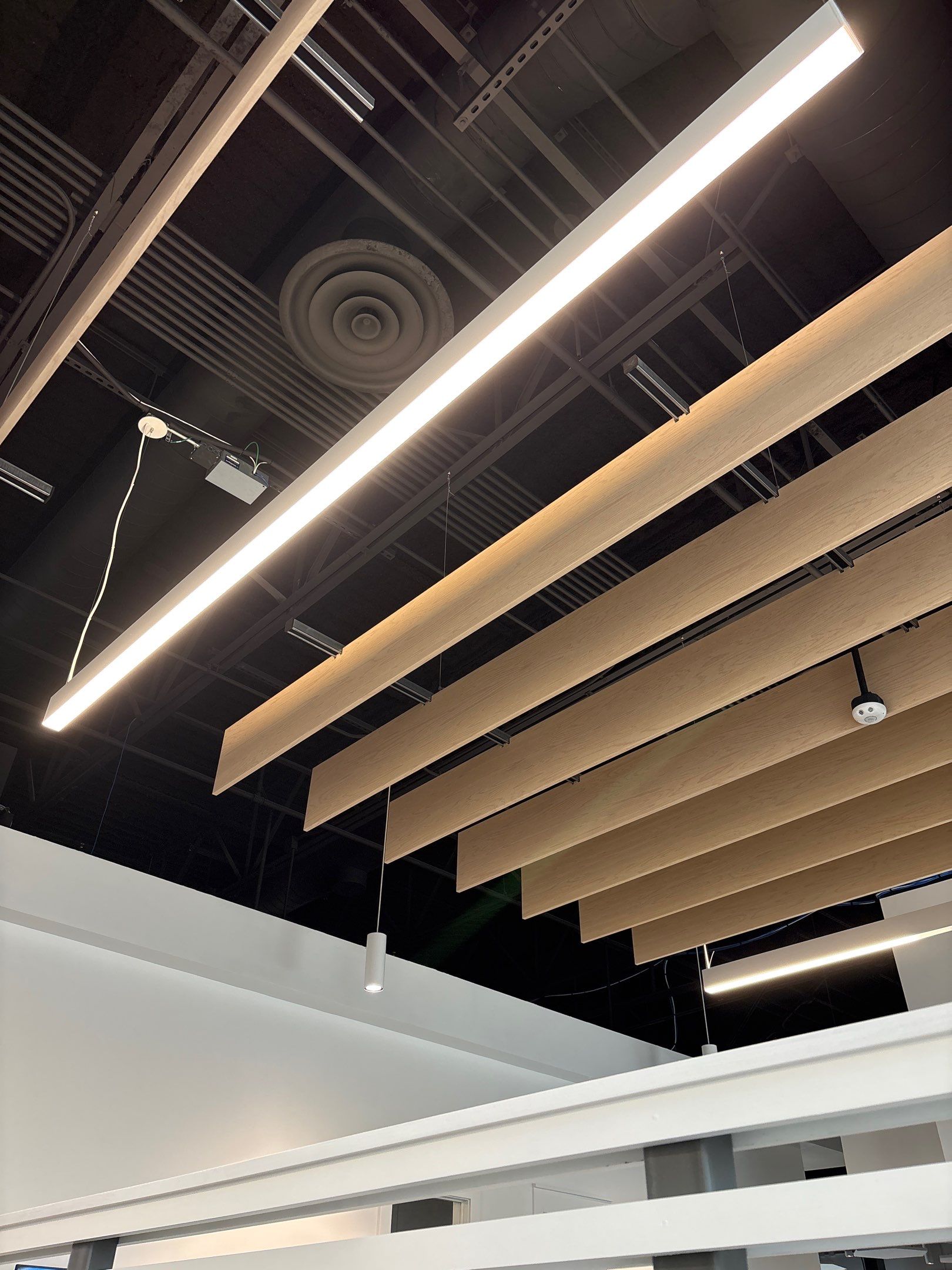 Modern Commercial Office Renovation and Acoustic Ceiling Installation by CompanyCam Sales Demo