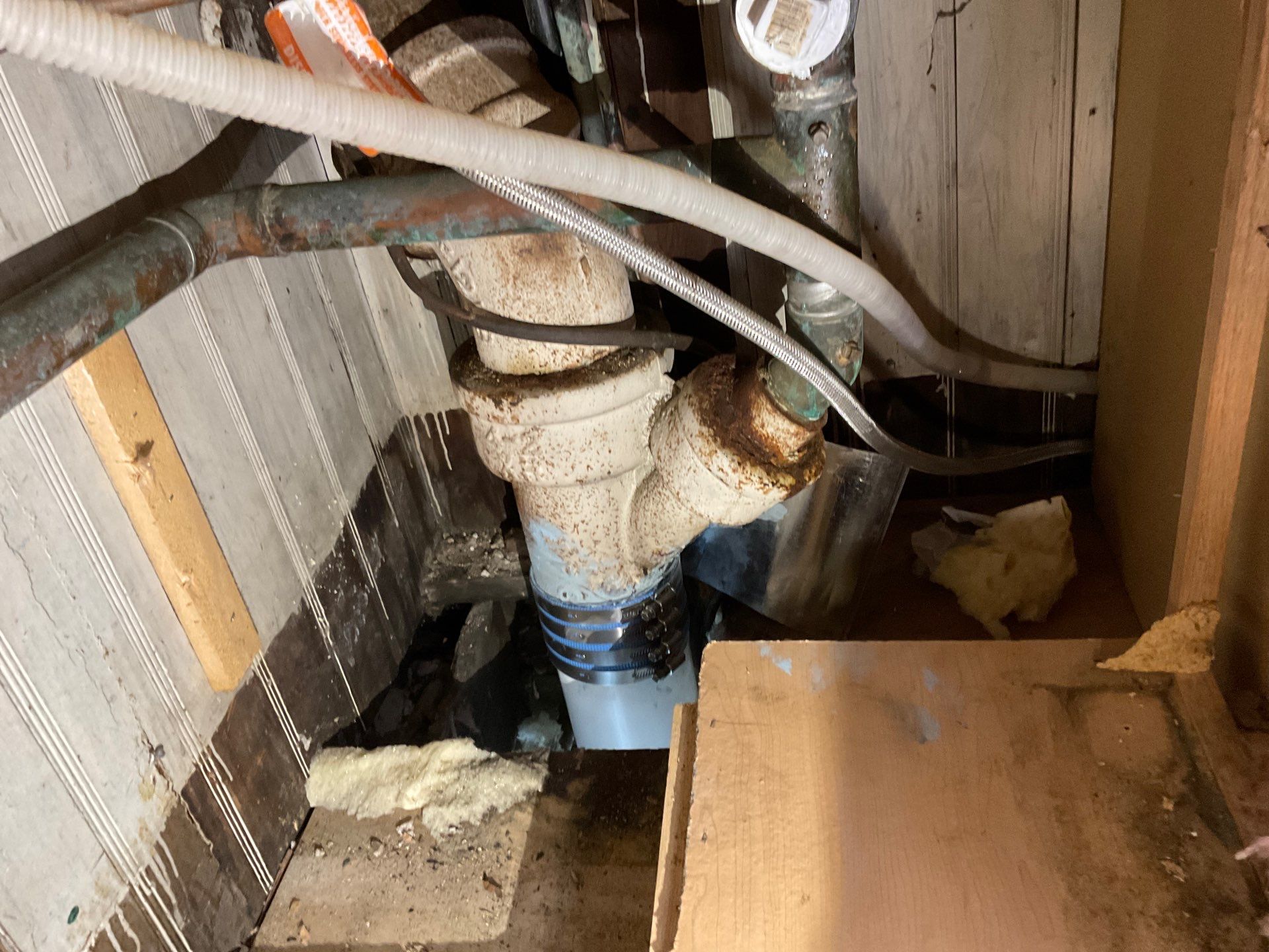 Cast Iron Drain Repair & Toilet Valve Replacement — Salem, MA by FAGONE MECHANICAL