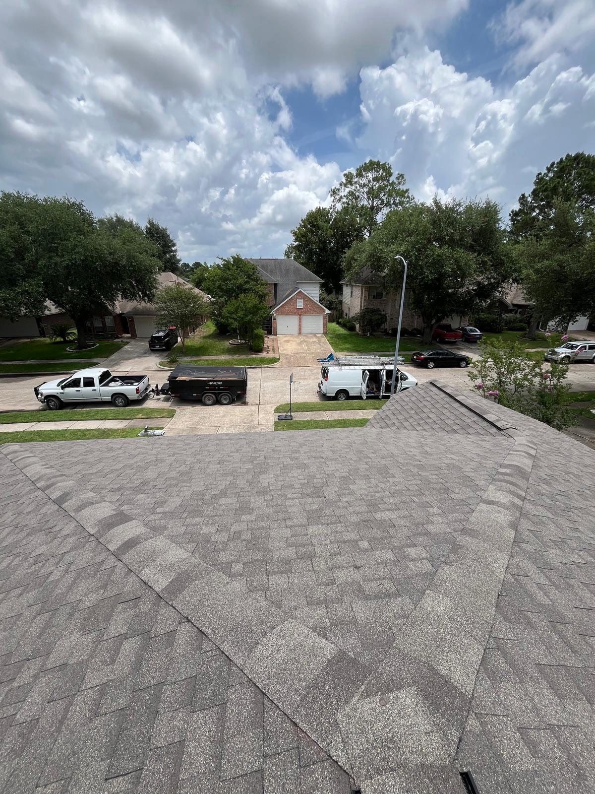 Project in Houston by Roofing Technologies Unlimited