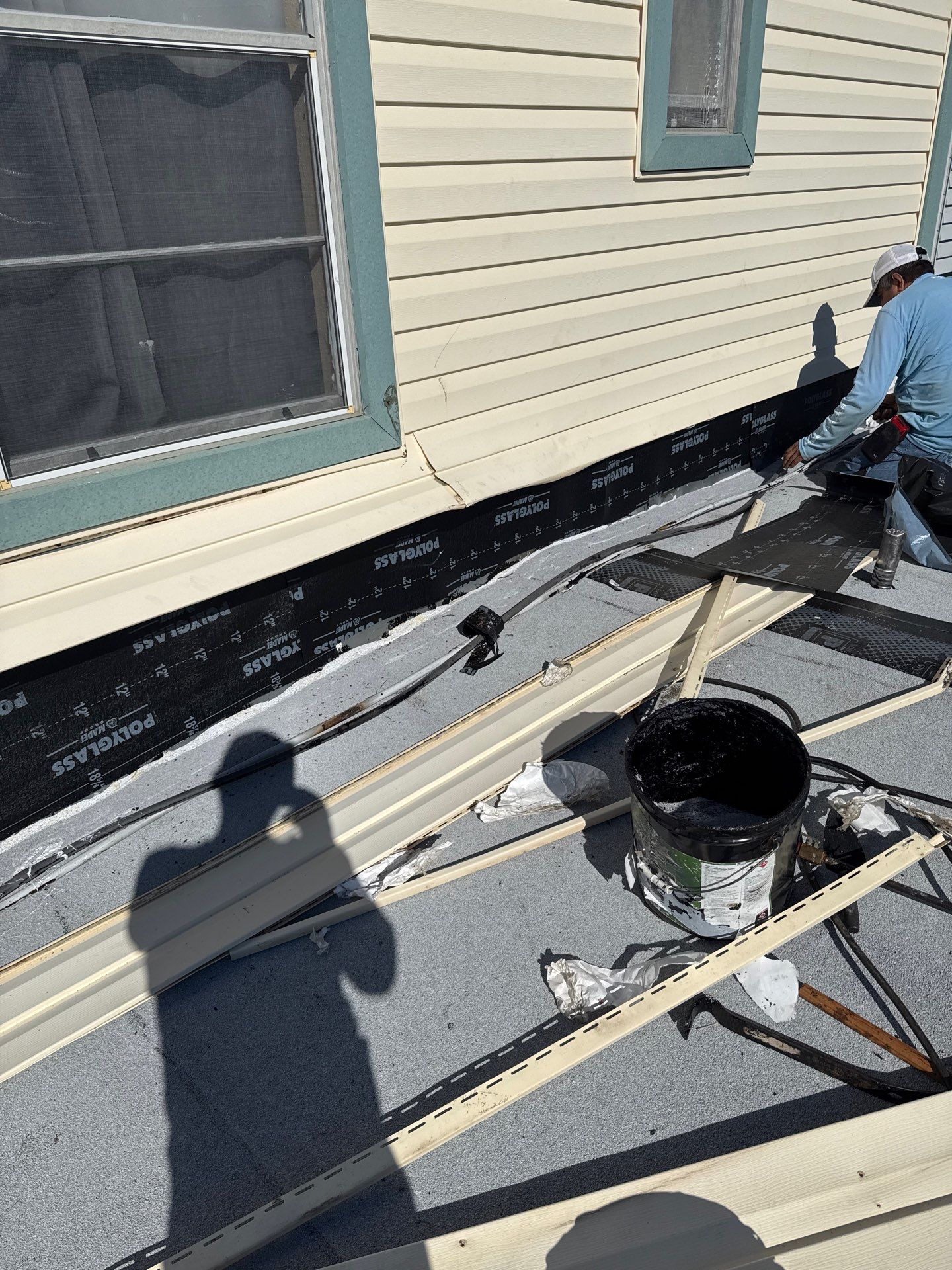 Mustang Island Flat Top by Bayfront Roofing and Construction