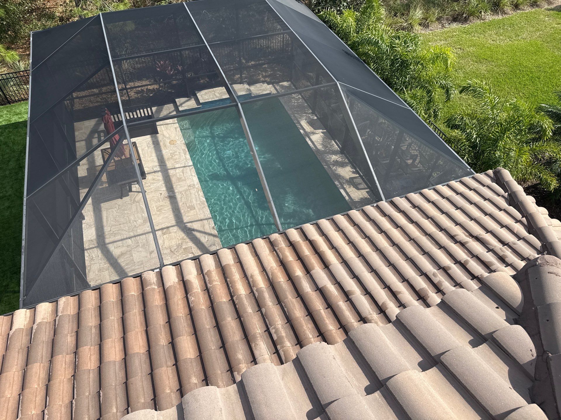 Tile Roof & Pool Deck Cleaning in Artisan Lakes Esplanade, Palmetto, FL – Sunshine AquaWash by Sunshine AquaWash