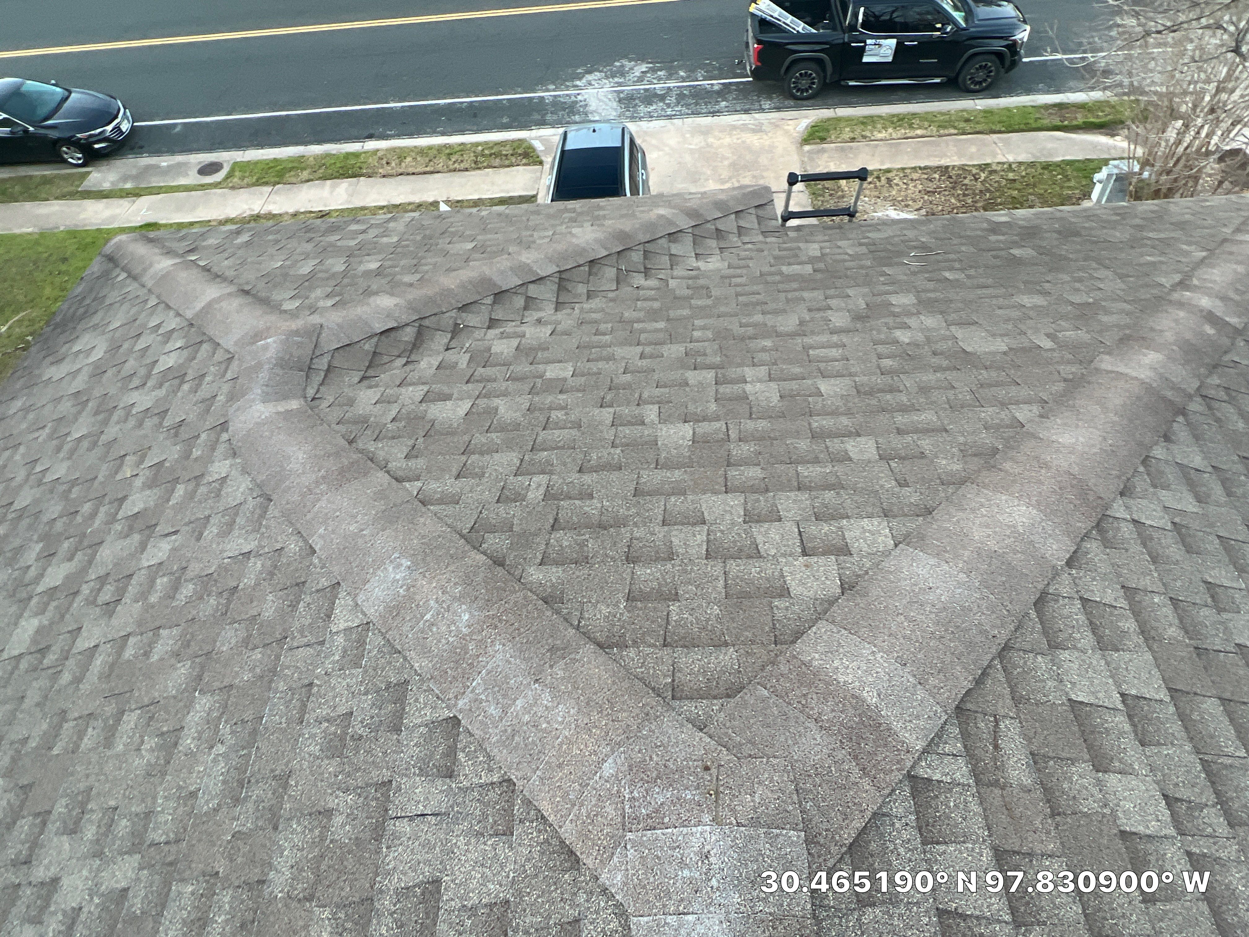 Architectural Shingle Roofing Replacement and Decking Repair in Cedar Park by Caliber Restoration LLC