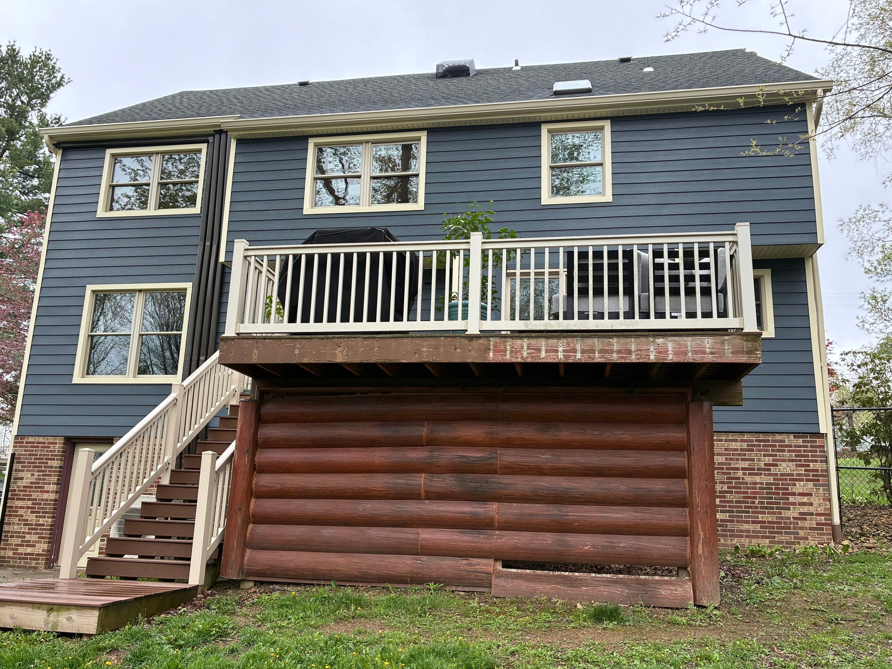 Wood Log Cabin to Everlast by Ideal Siding Pittsburgh