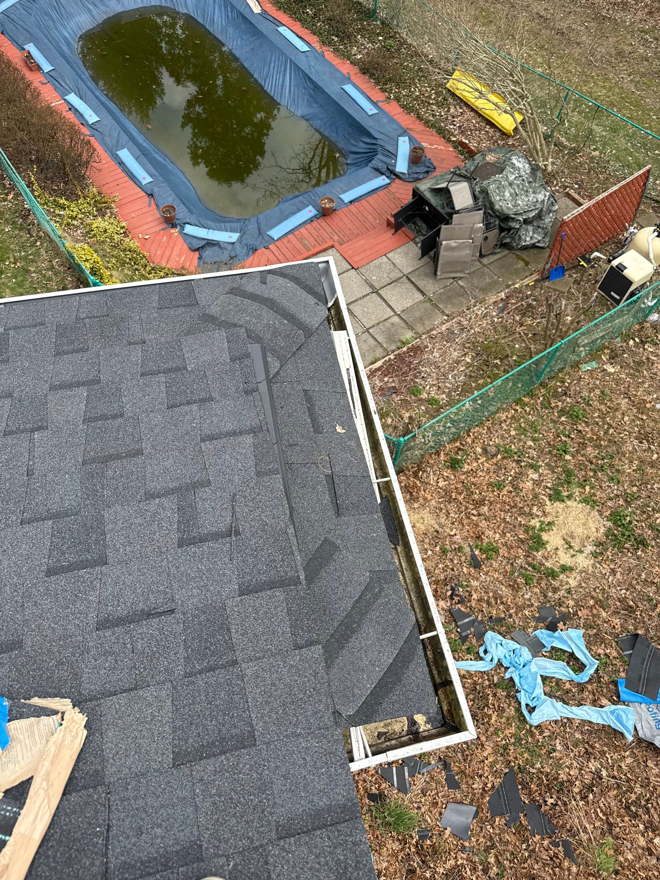 Roof Replacement using CertainTeed Landmark Moire Black by 180 Contractors