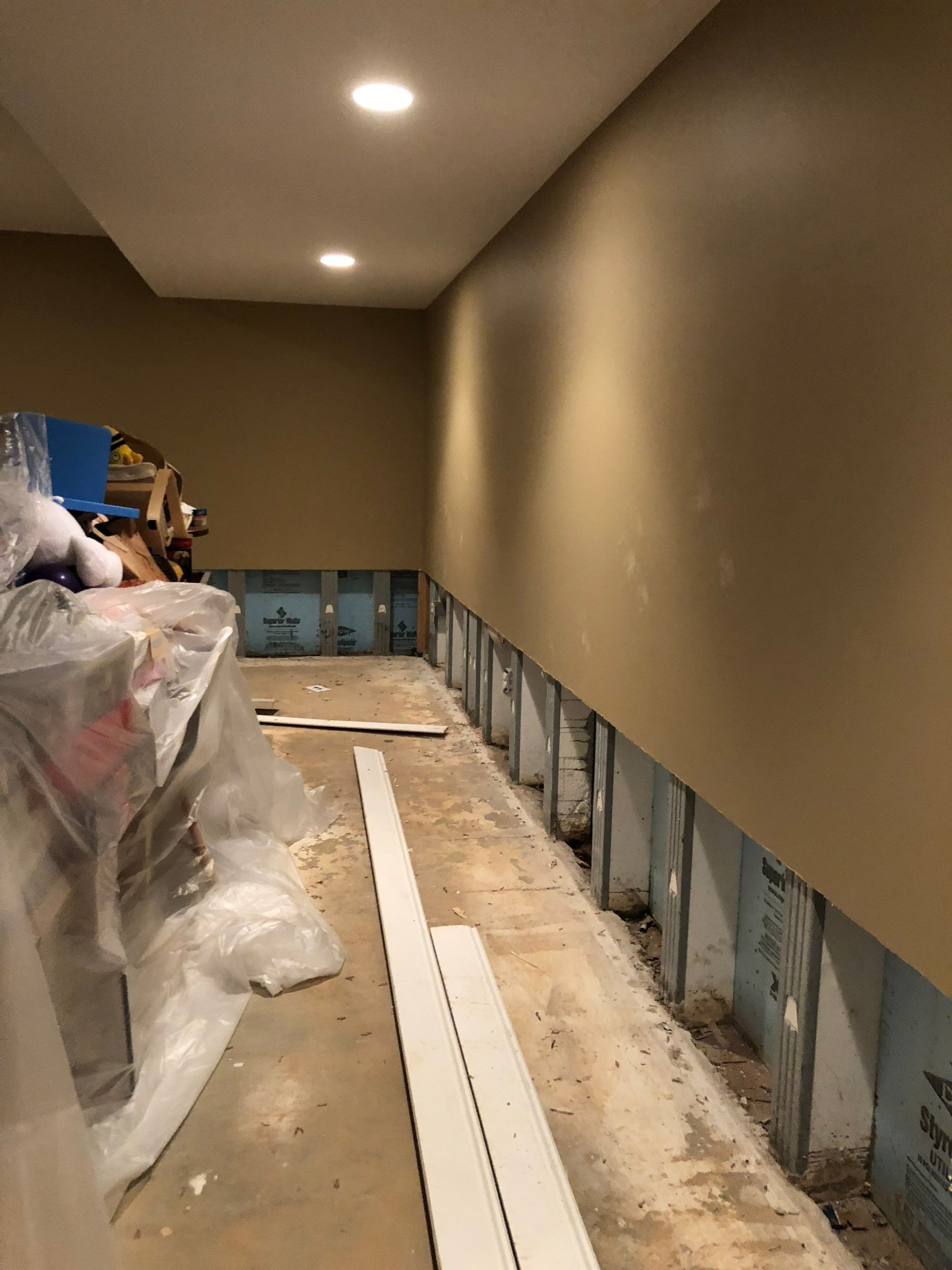 Interior French Drain Job in Summit, NJ by Pure Service Pro, LLC 