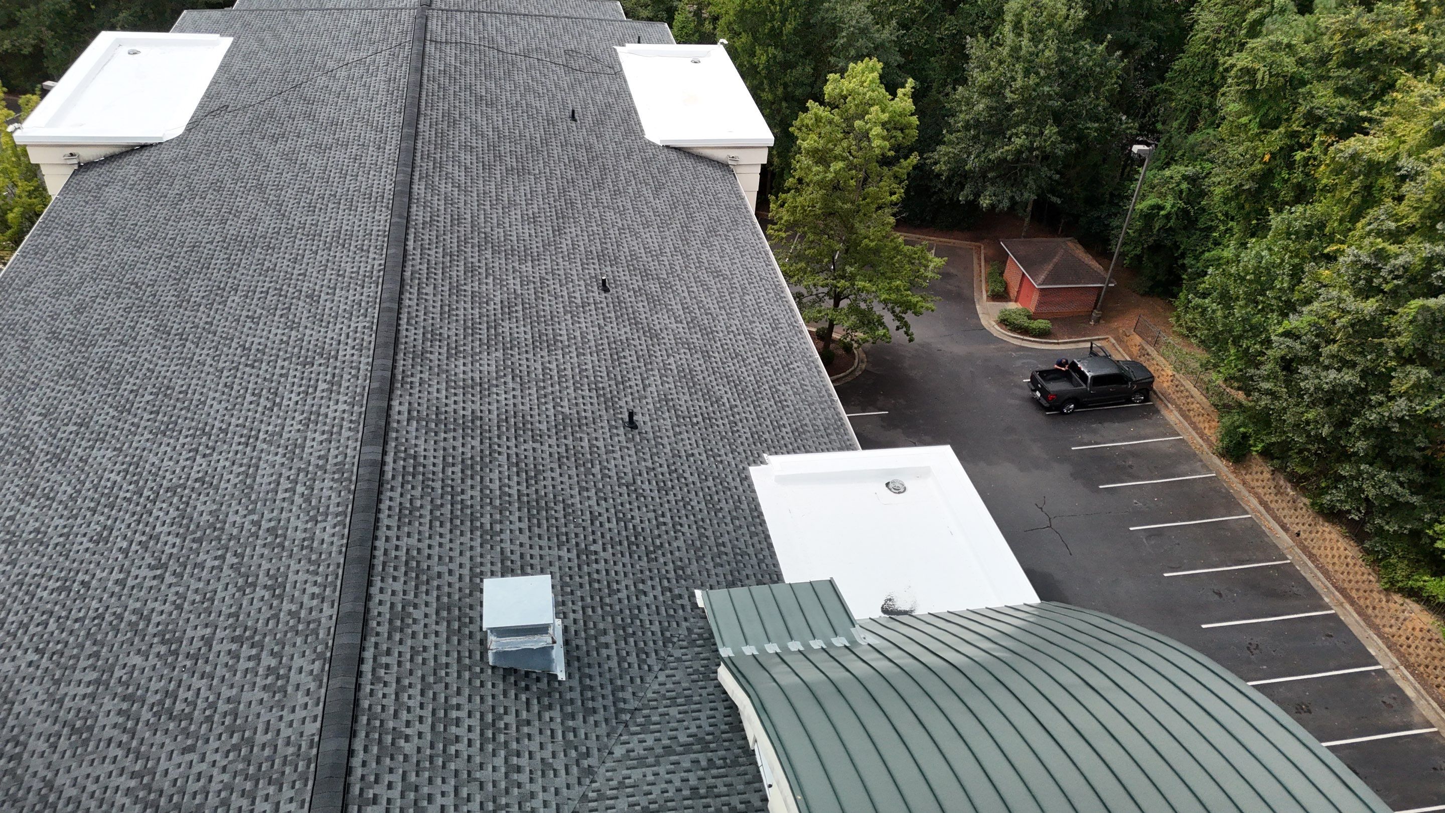 Springhill Suites - Athens, Georgia - Reroof: TPO, GAF HDZ Charcoal by Watertight Roofing Services, LLC