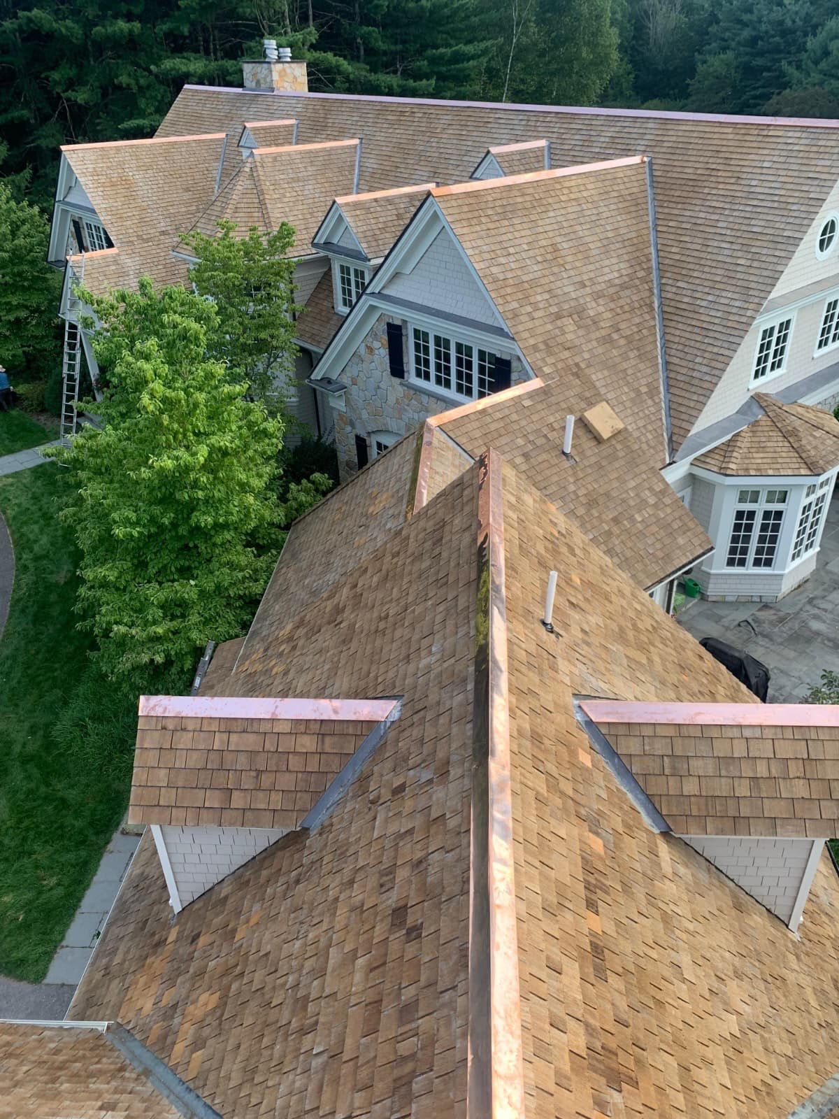 Cedar Shake Roof Restoration by Mighty Dog Roofing of Greater Middlesex County