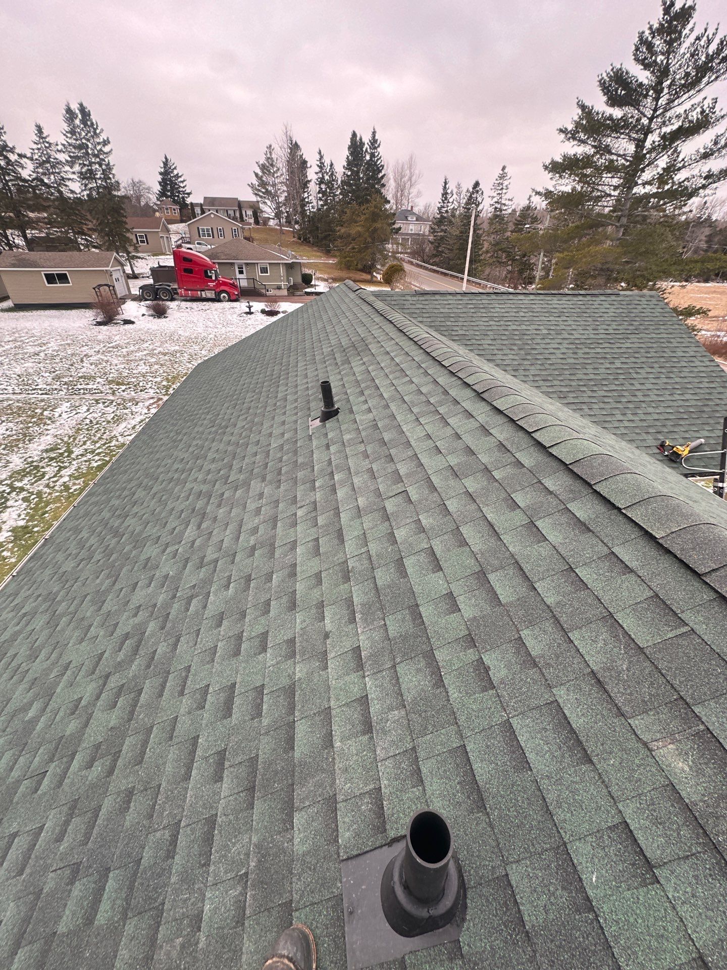 Residential Roofing Installation using GAF Timberline HDZ by Artisan Roofing & Home Improvements Inc.