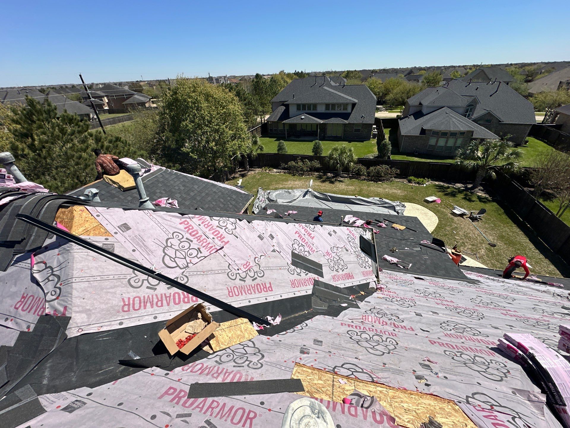 Project in Fulshear by Motion Roofing