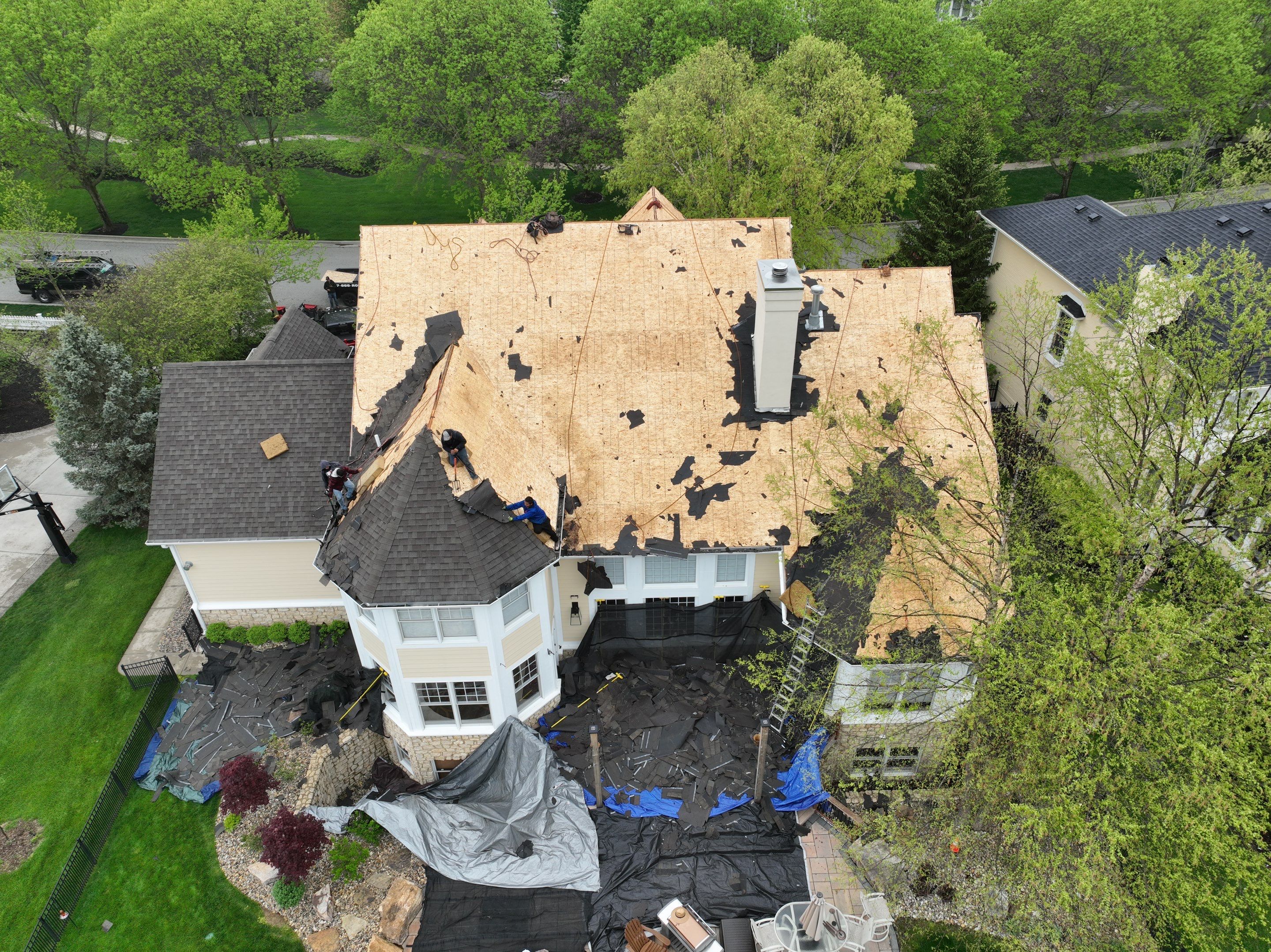 Roof Damage using Owens Corning Duration Storm by 317 Roofing & Restorations