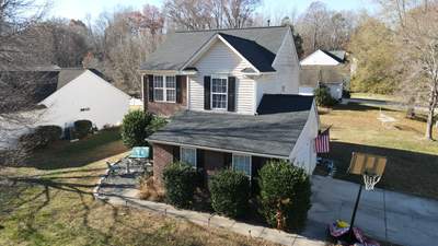 Residential Roofing Installation using GAF Timberline HDZ Charcoal