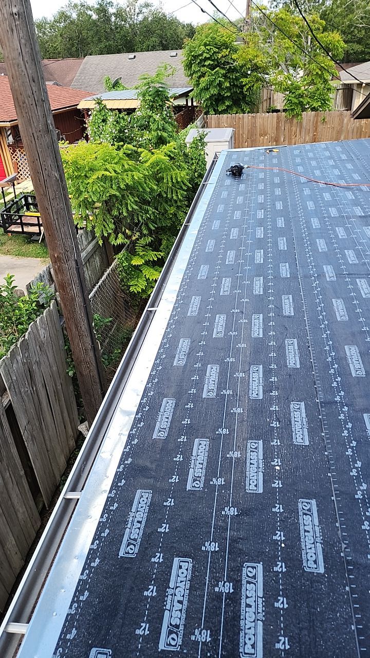 Residential Roofing Installation using Modified Bitumen  by Galvan Roofing and Construction