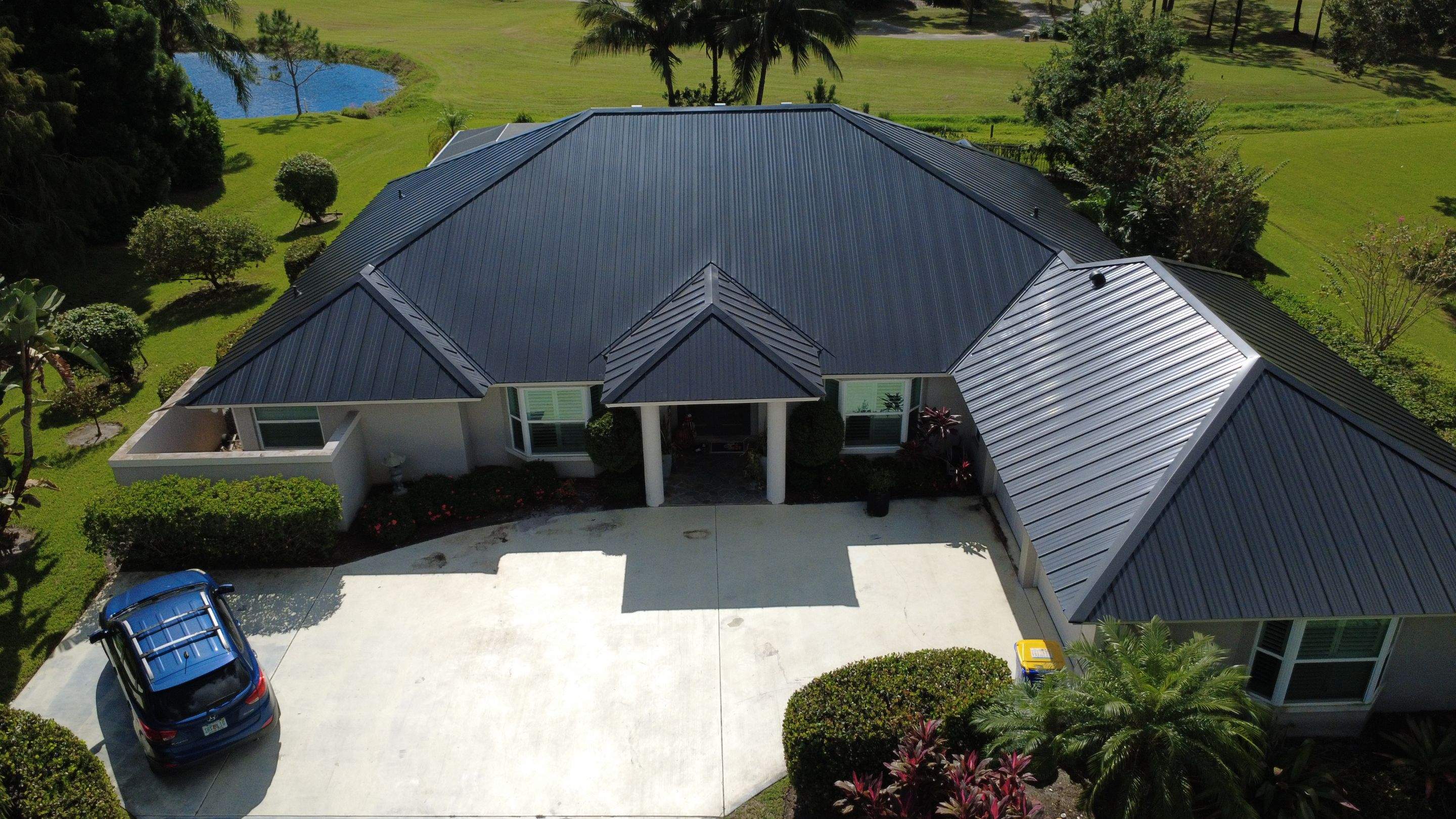 Kynar (Color Coated) Standing Seam Metal Roof Replacement by Sailfish Roofing