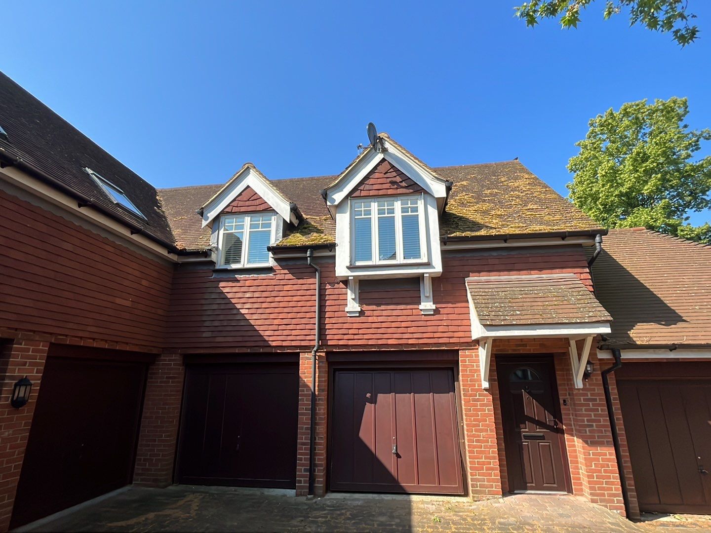 Roof Clean - Biocide Treatment using Honda 15lpm Low Pressure Washing Machine by Ges Exterior Cleaning ltd