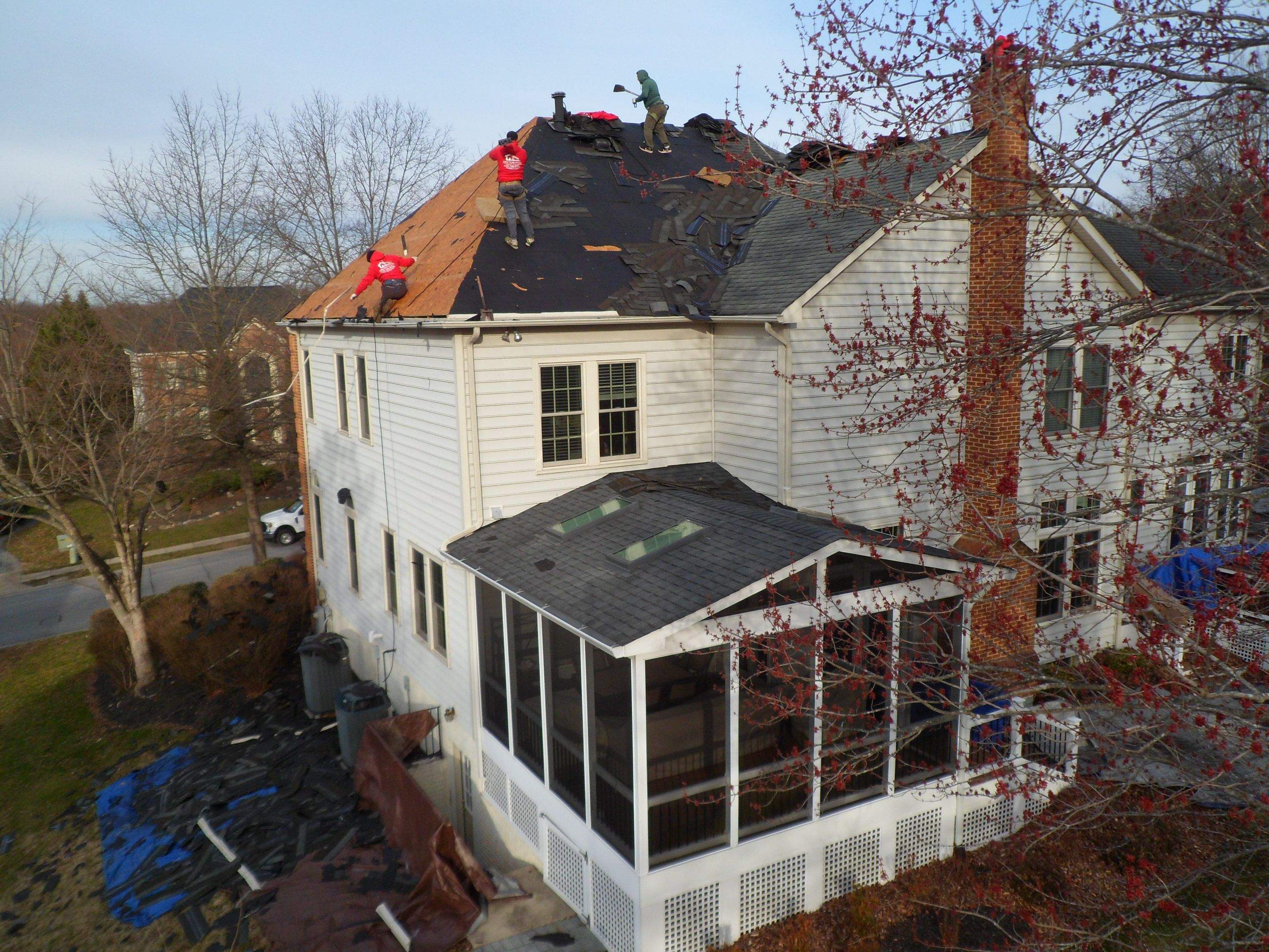 New Roof Installation & New Gutters and downspouts  by Alpha Design Services