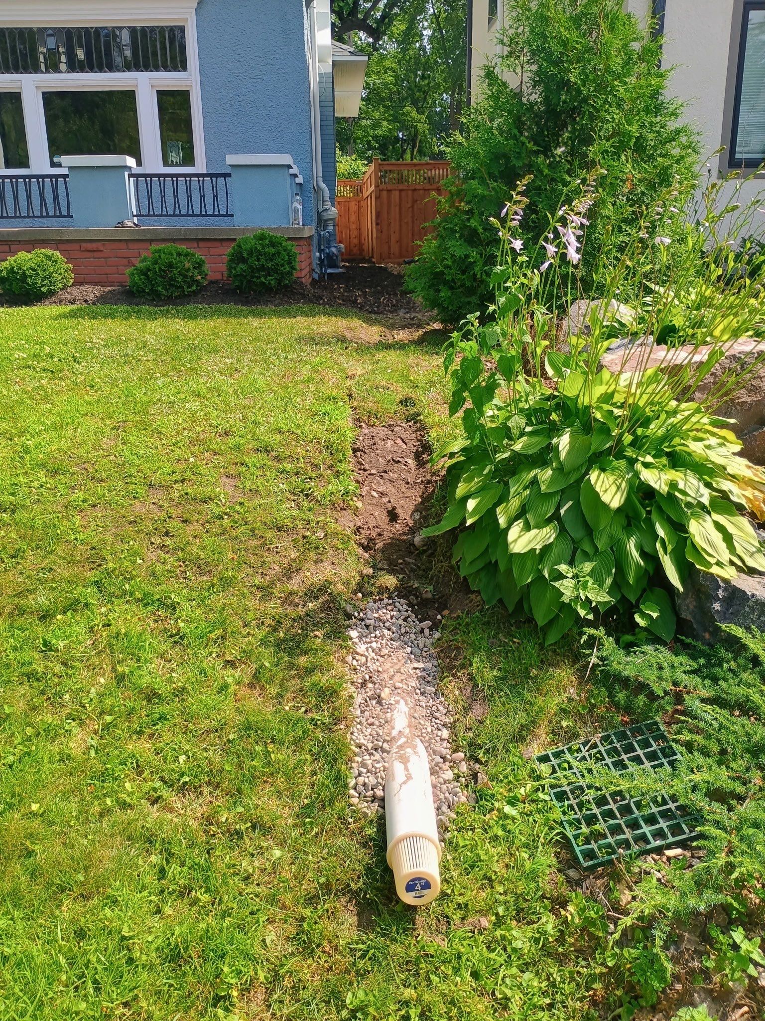 Peter's French Drain and Roof Runoff System Upgrade by Waterproofing Northeast