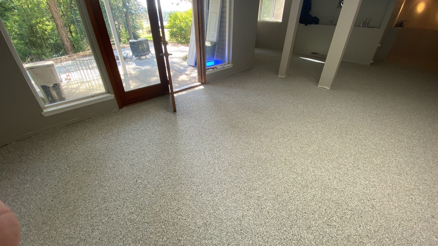 Basement/Garage/Driveway/Entry using Mt Everest & Pebble Beach by Croc Coatings, LLC