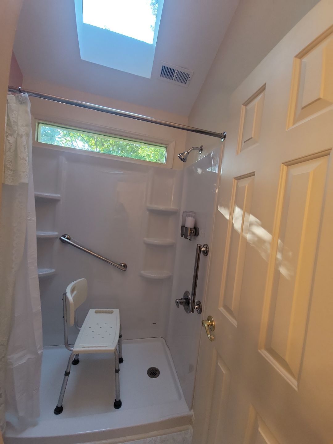 Cary Tub-to-Shower Conversion – Safe, Accessible, and Beautiful by Elite Remodeling and Design LLC