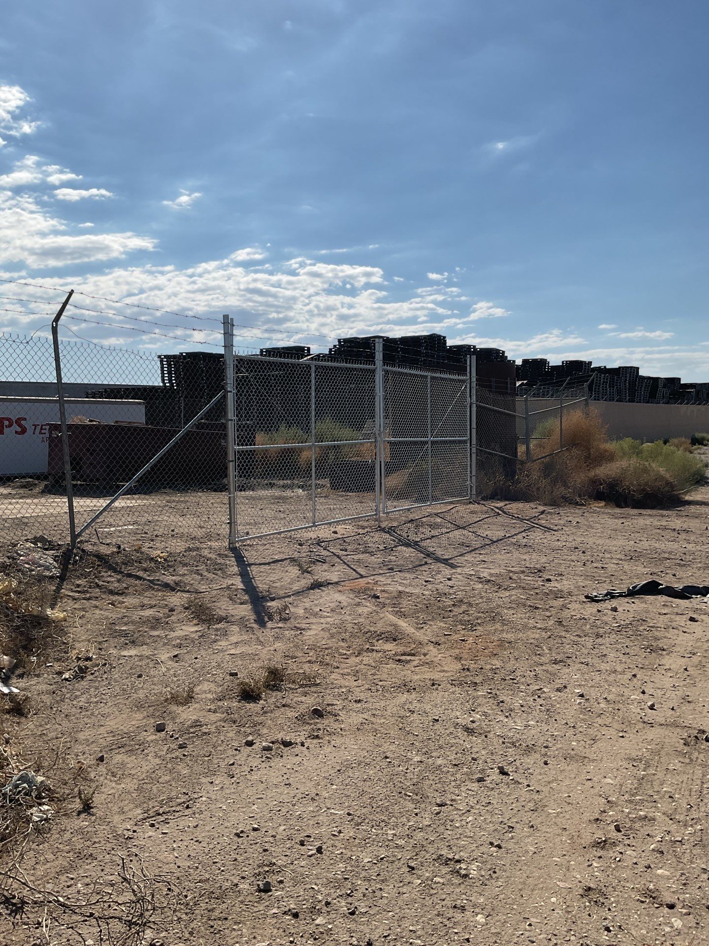 Commercial Chain-Link Double Drive Gate Repair by Fence Guys Inc.
