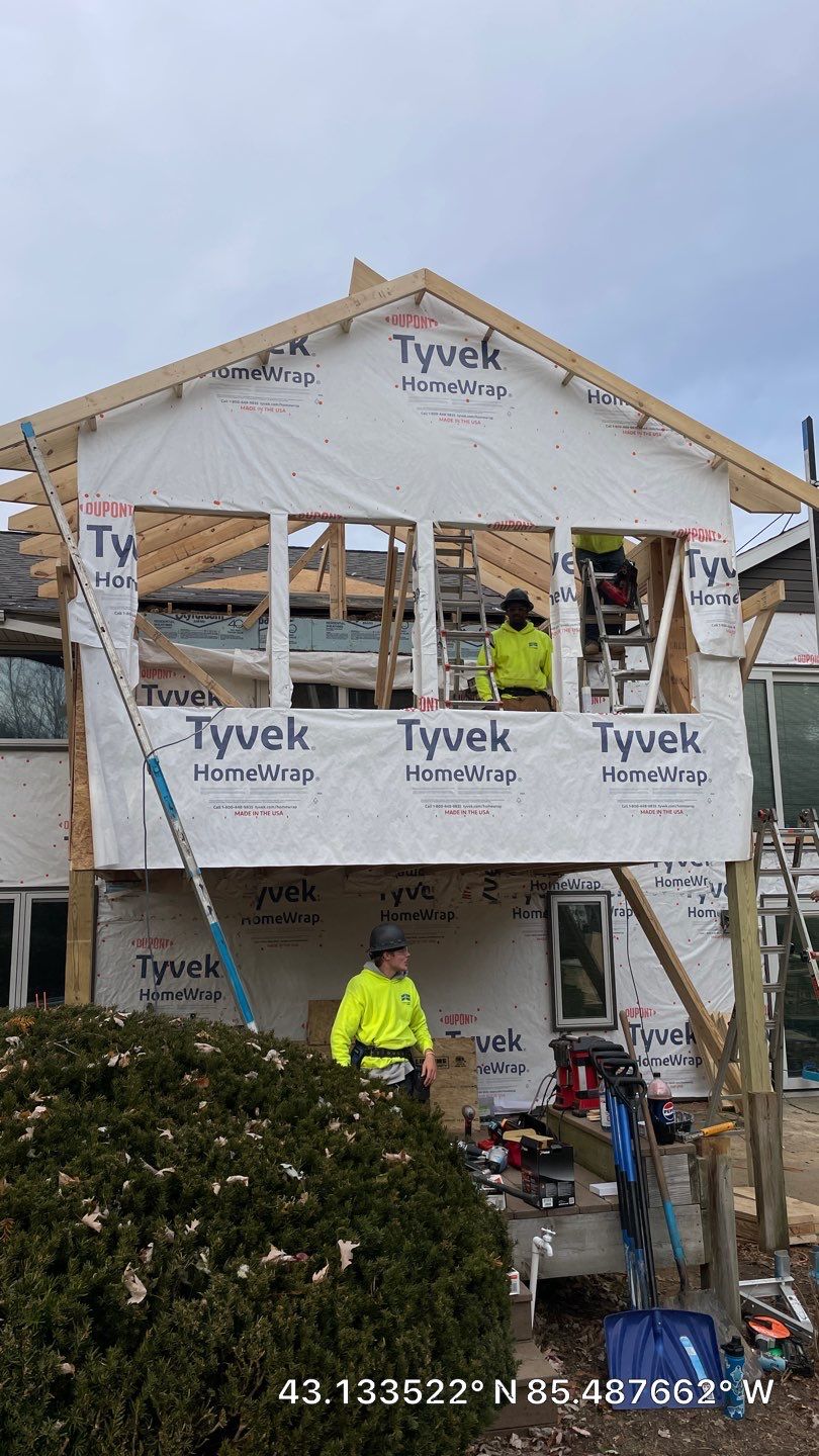Custom Addition & Exterior Renovation in Rockford by Cutting Edge Homes