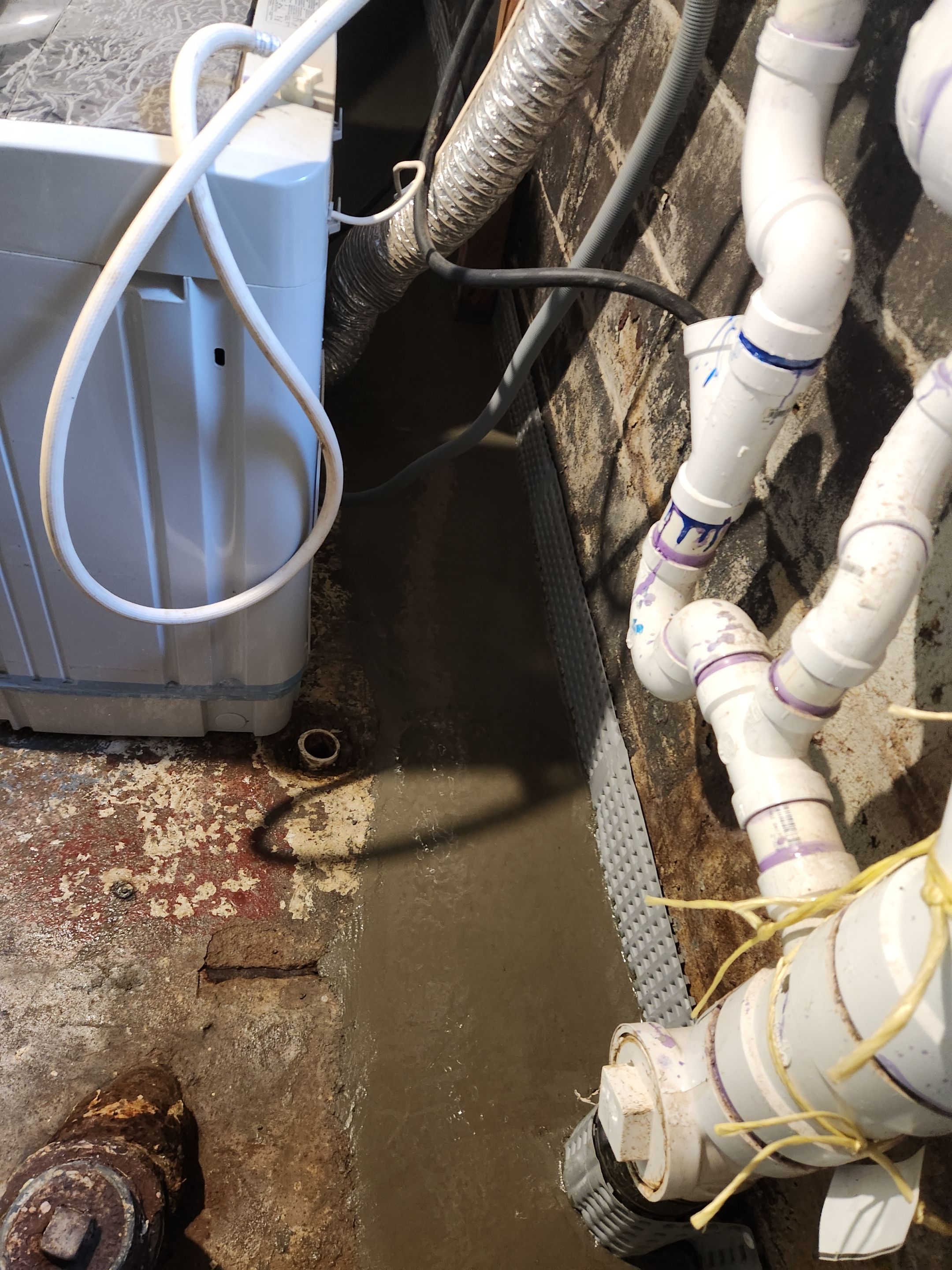 Interior French Drain East Orange NJ by Pure Service Pro, LLC 