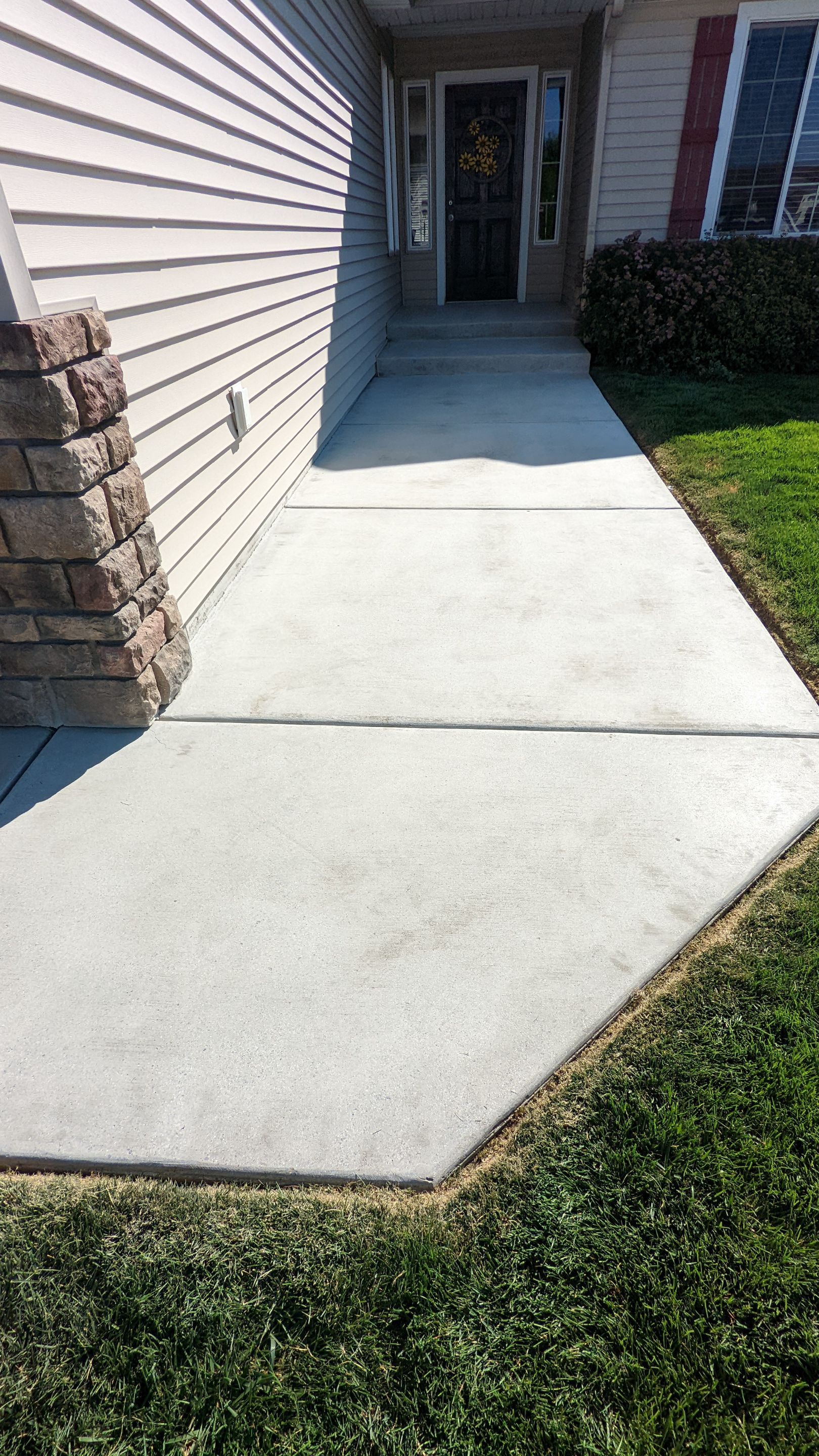 Patio Transformation using Sandstone by Croc Coatings, LLC