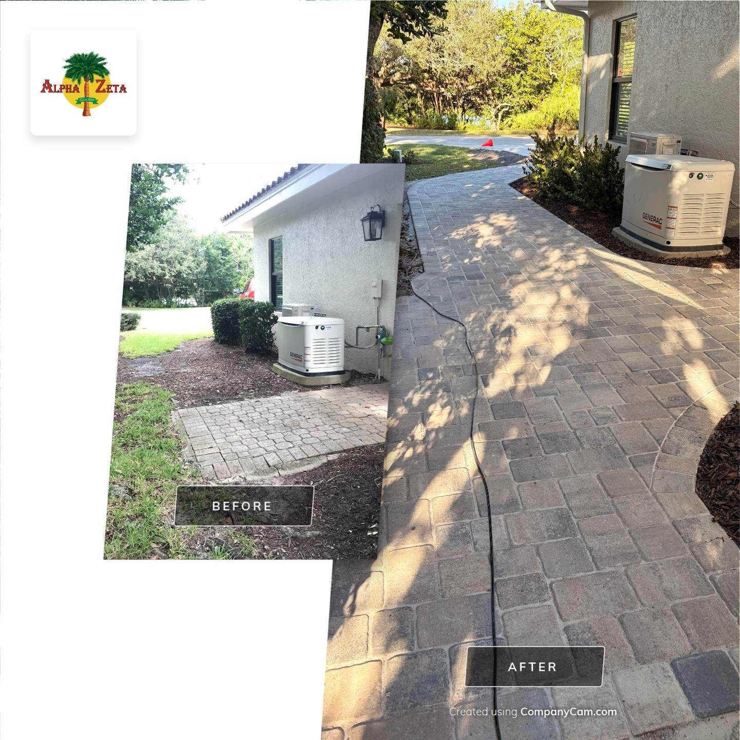 Harbour Ridge – Driveway & Exterior Transformation by Alpha Zeta Enterprises Inc