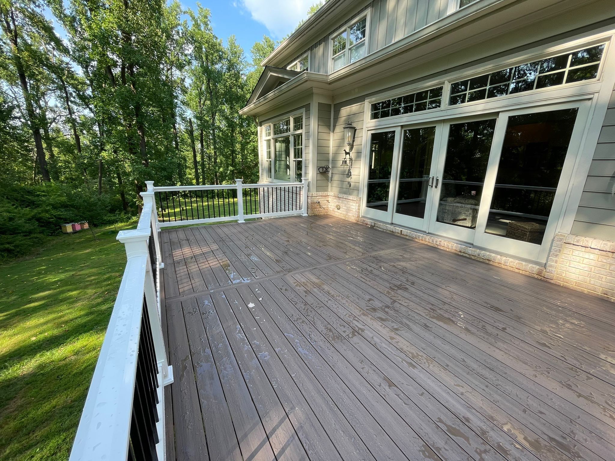 Deck Resurface using Deckorators Voyage - Color Khaya by deck guardian