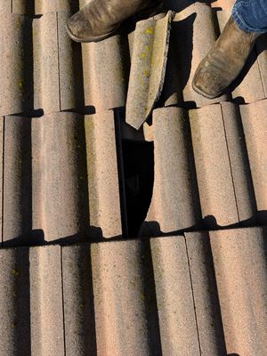 Temecula Tile Roof Repair and Underlayment Patch Work
