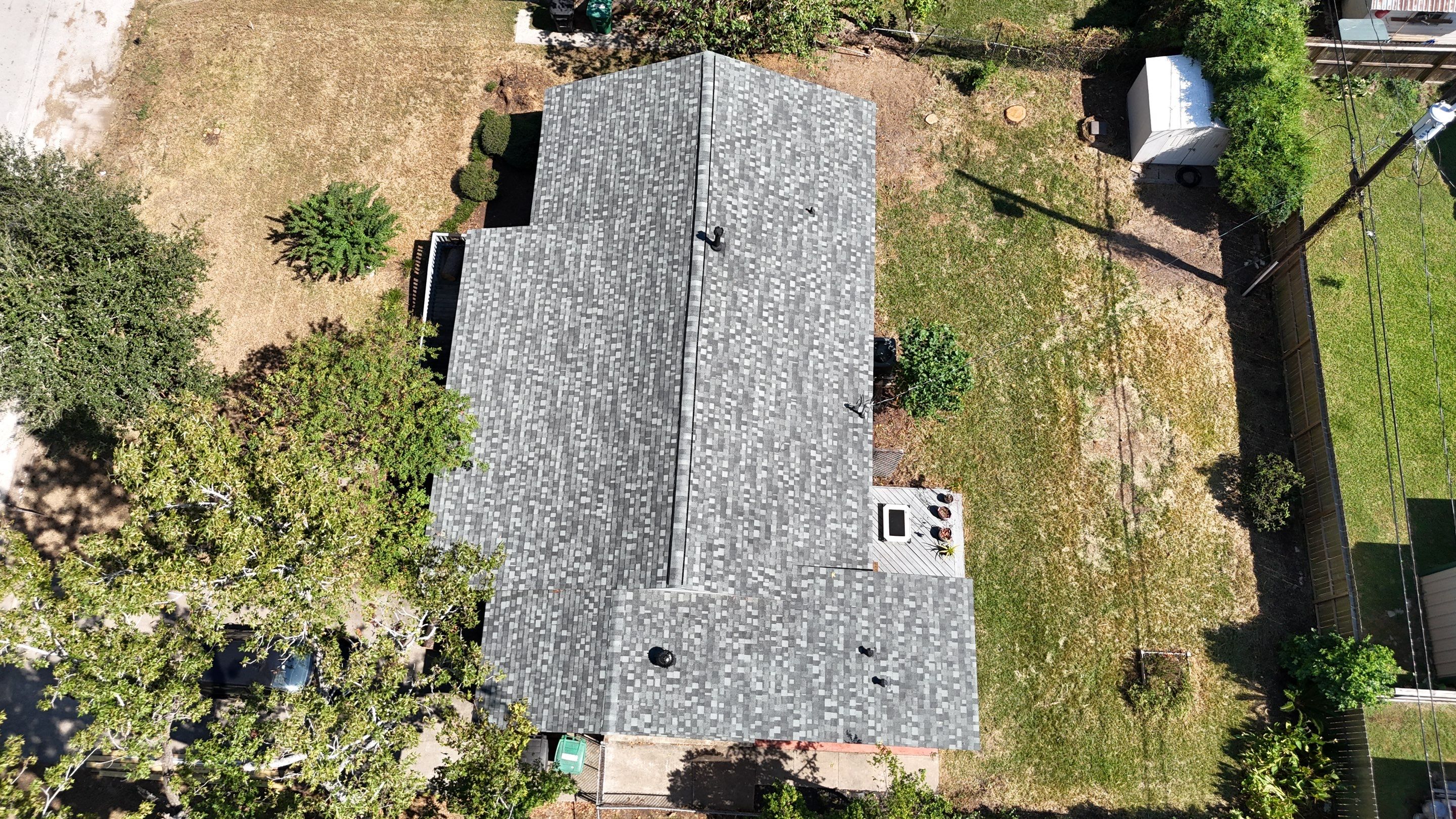 Roof Replacement after a 90-foot tree fell on it! by Core Four Roofing