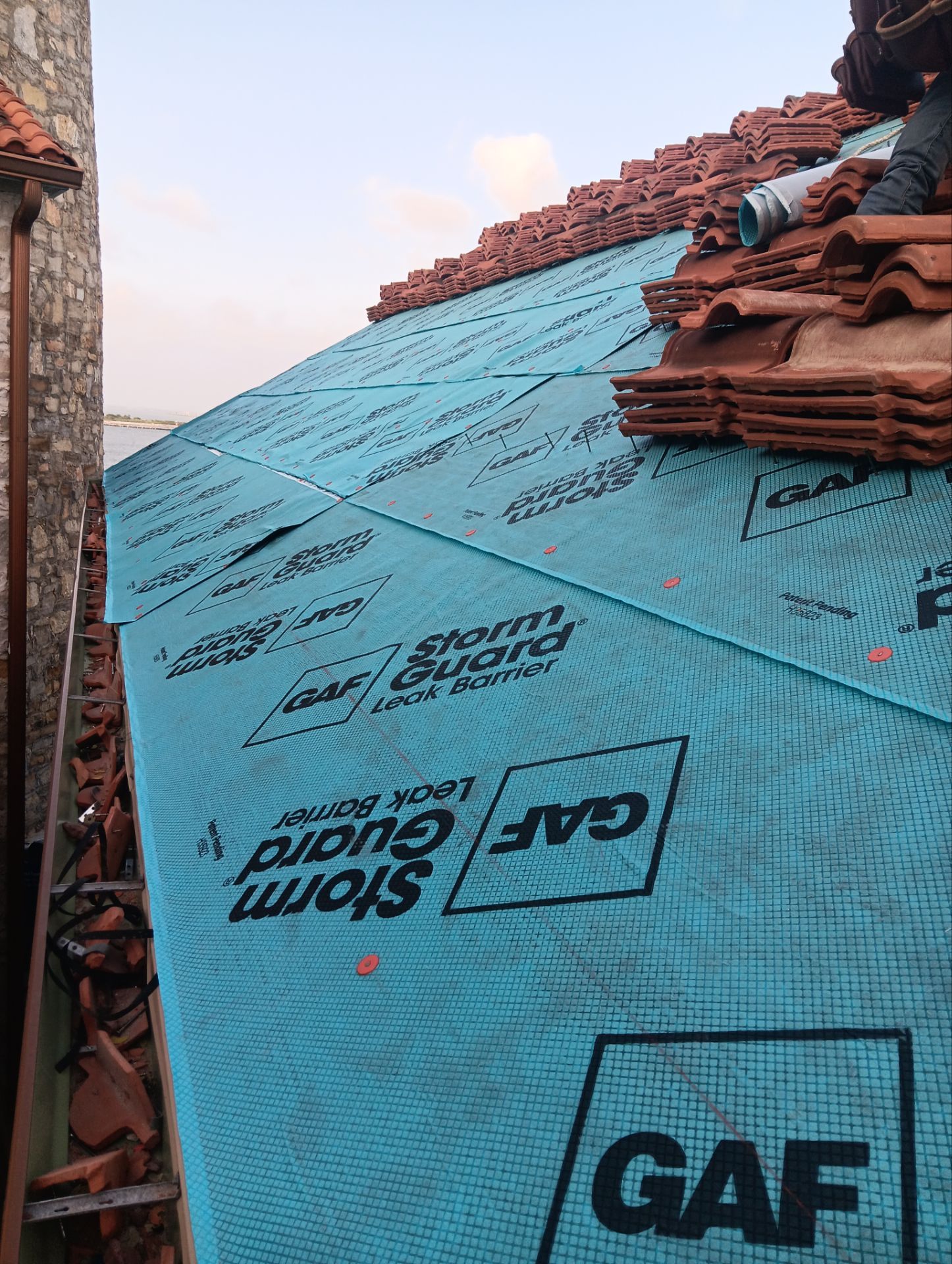 Residential Roofing Repair using tile by Roof Repair Company