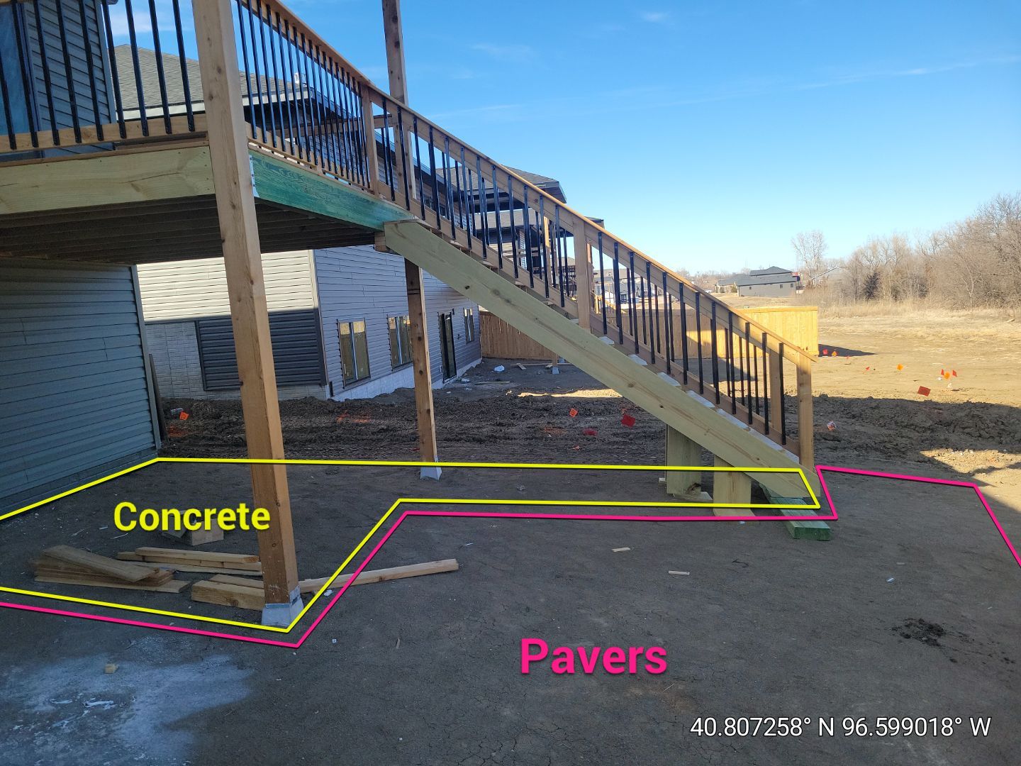 New Residential Construction - Paver, Putting Green, Pool by New Horizon Landscapes