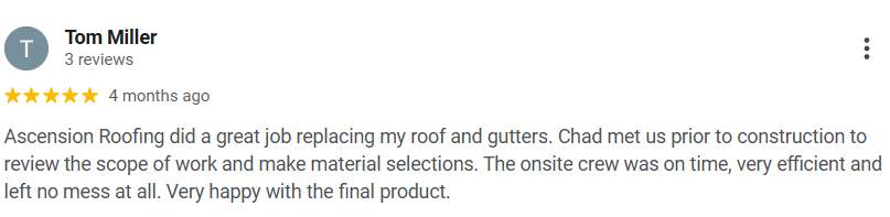 Roof Replacement  by Ascension Roofing & Siding