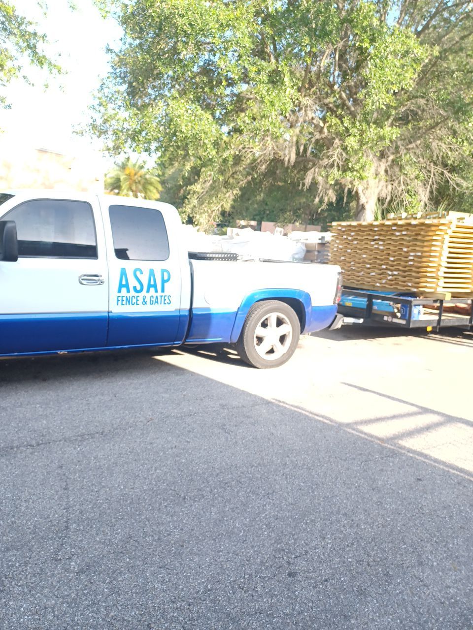 Sarasota, FL 6ft. Tall Treated Board on Board Wood Fence by Asap fence and gates, LLC