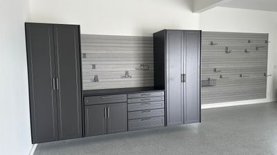 Kellie W. took their garage to the next level with garage storage