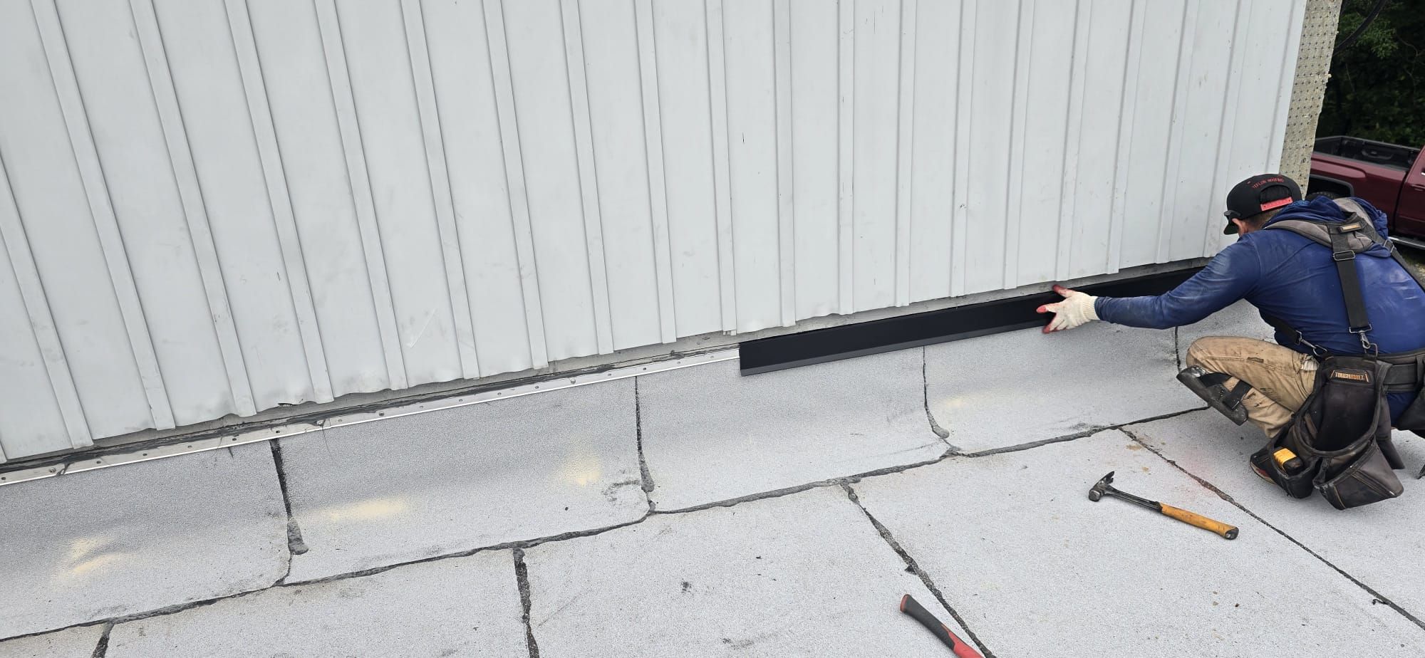 Roof Installation using Silicone APP Elevate Coating by ExteriorPros