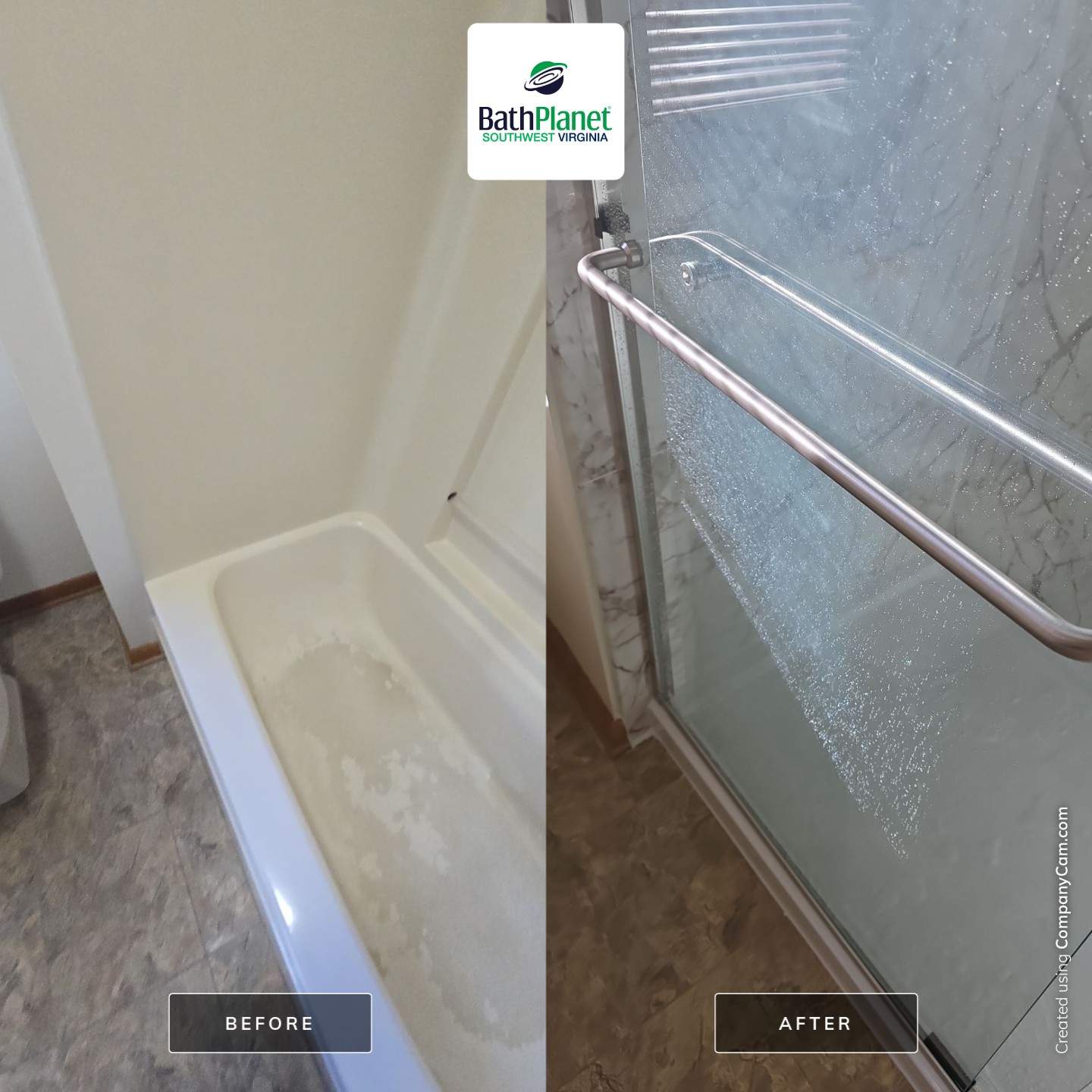 Tub to Shower Refresh by BathPlanet SW Virginia