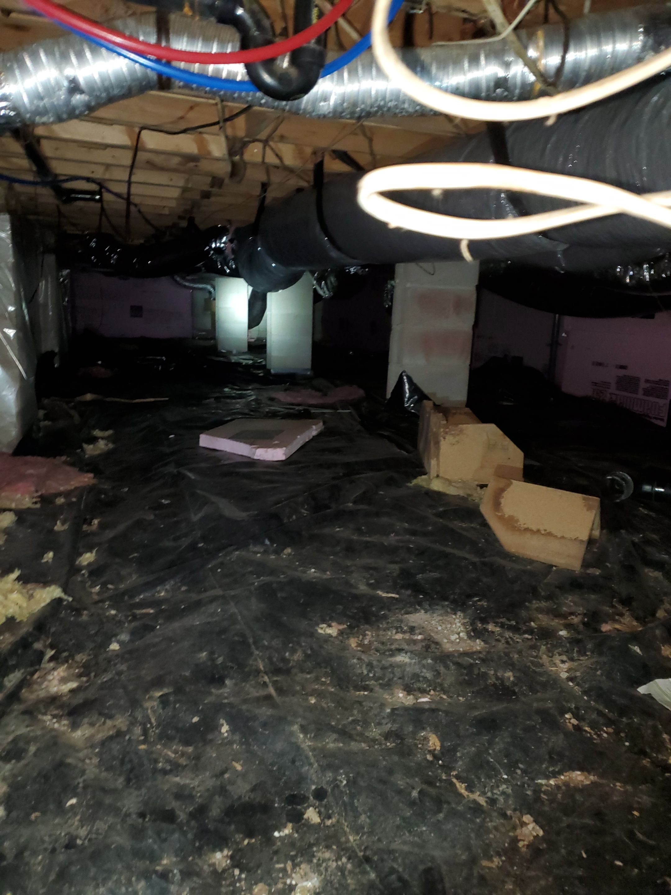 Crawlspace repair using cleanspace by Burke Home Services
