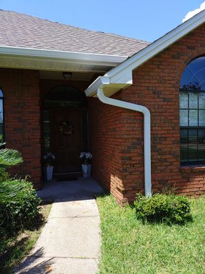 New Soffit, Fascia, and 6 -K Gutter Installation in Panama City FL 