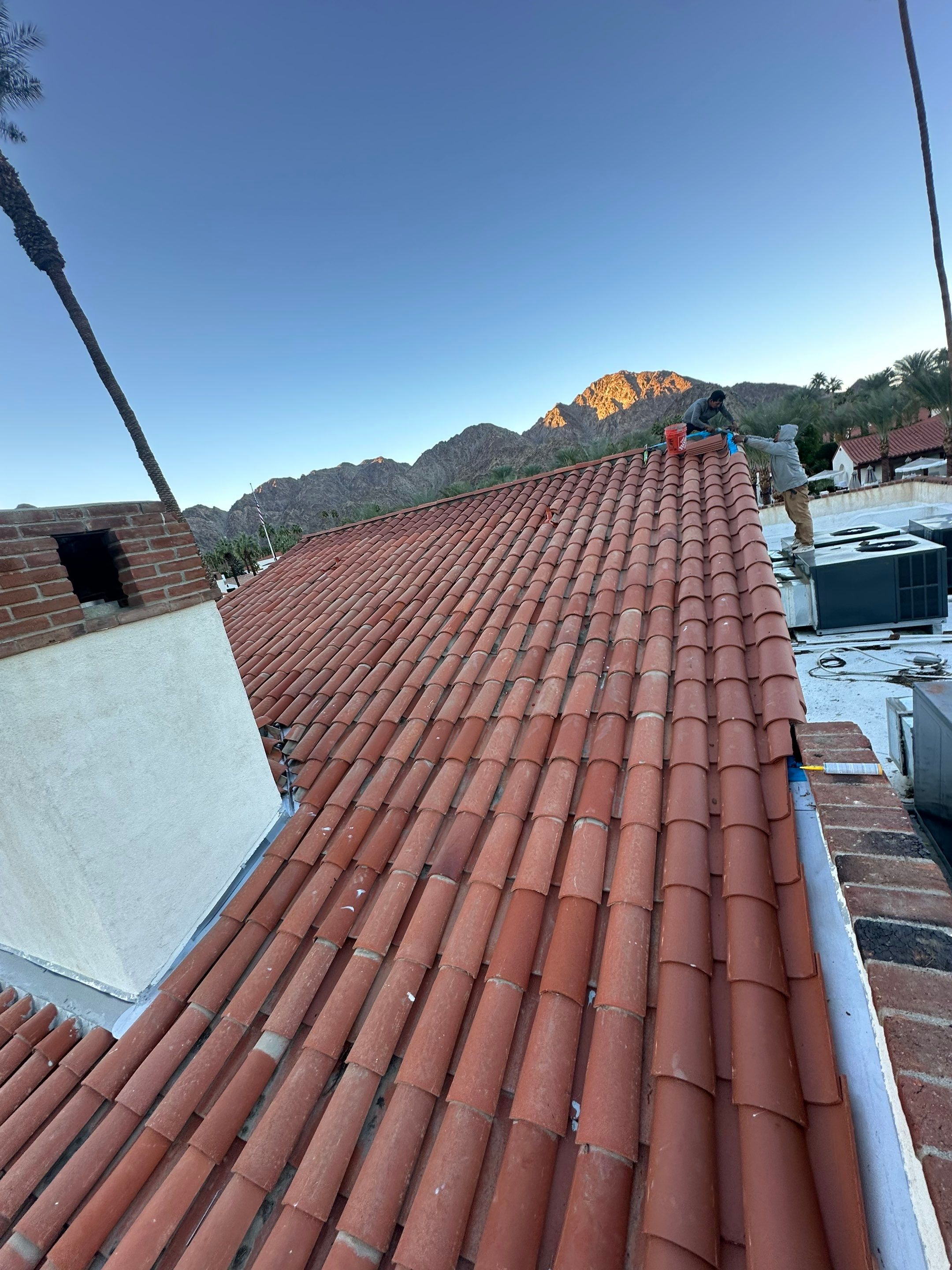 Project in La Quinta by Desert Roof Concepts