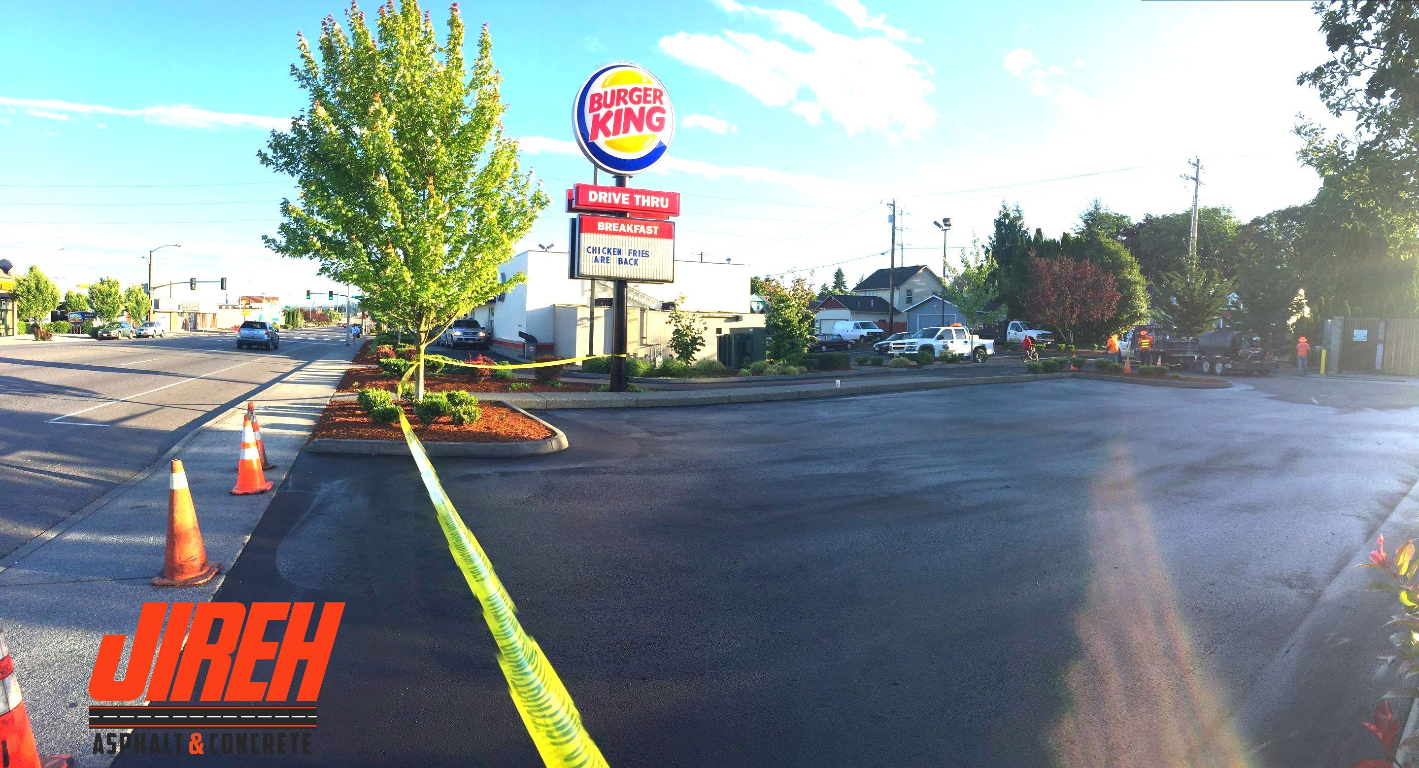 Burger King Everett  by Jireh Asphalt & Concrete Inc 