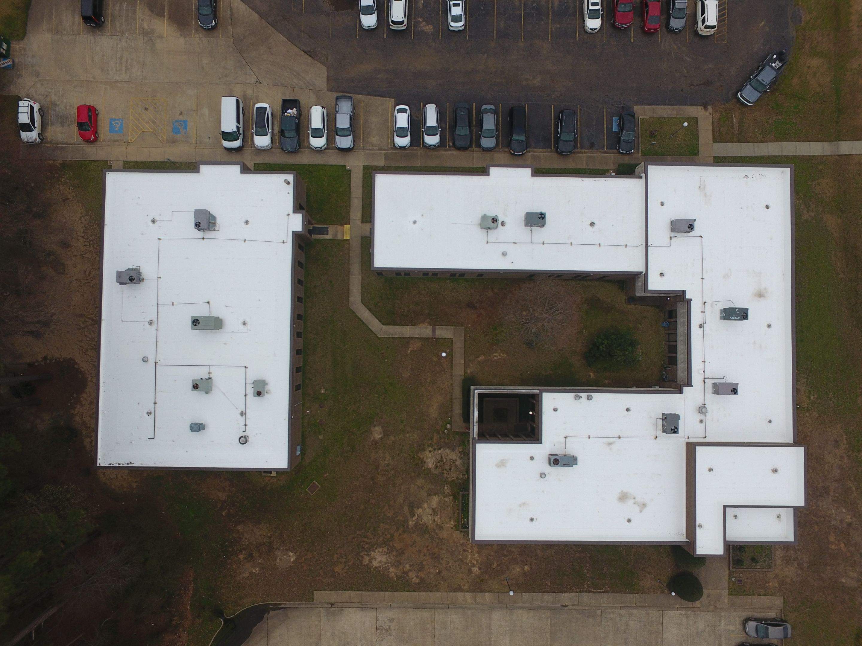 Commercial Roofing Installation using 50 mil PVC by Hostetler Roofing