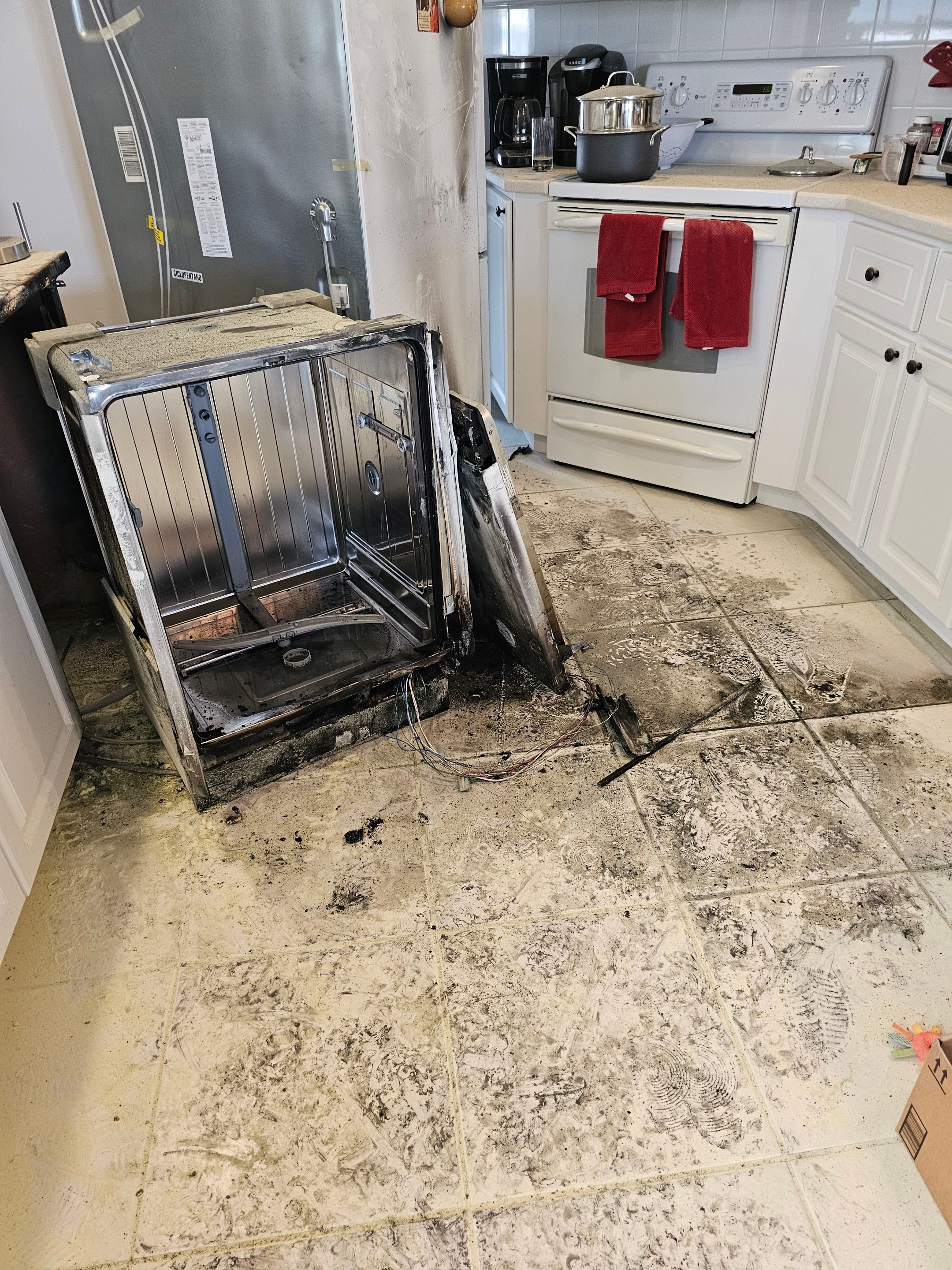 Fire damage restoration  by SuperClean 
